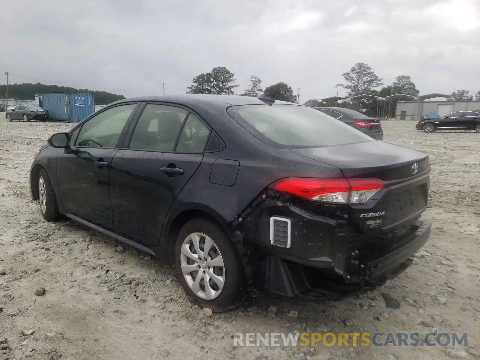 3 Photograph of a damaged car JTDEPRAE6LJ107634 TOYOTA COROLLA 2020