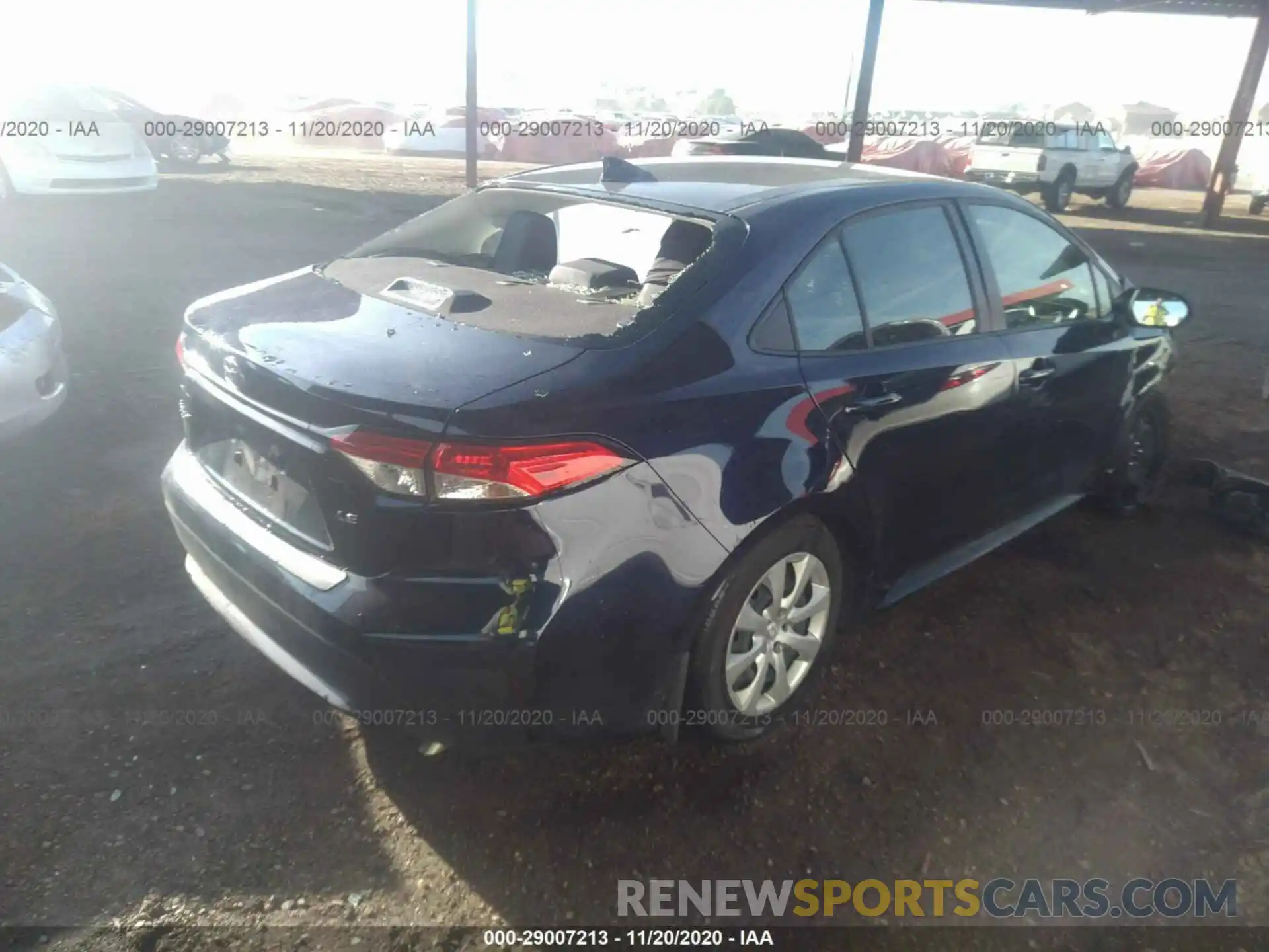 4 Photograph of a damaged car JTDEPRAE6LJ108430 TOYOTA COROLLA 2020