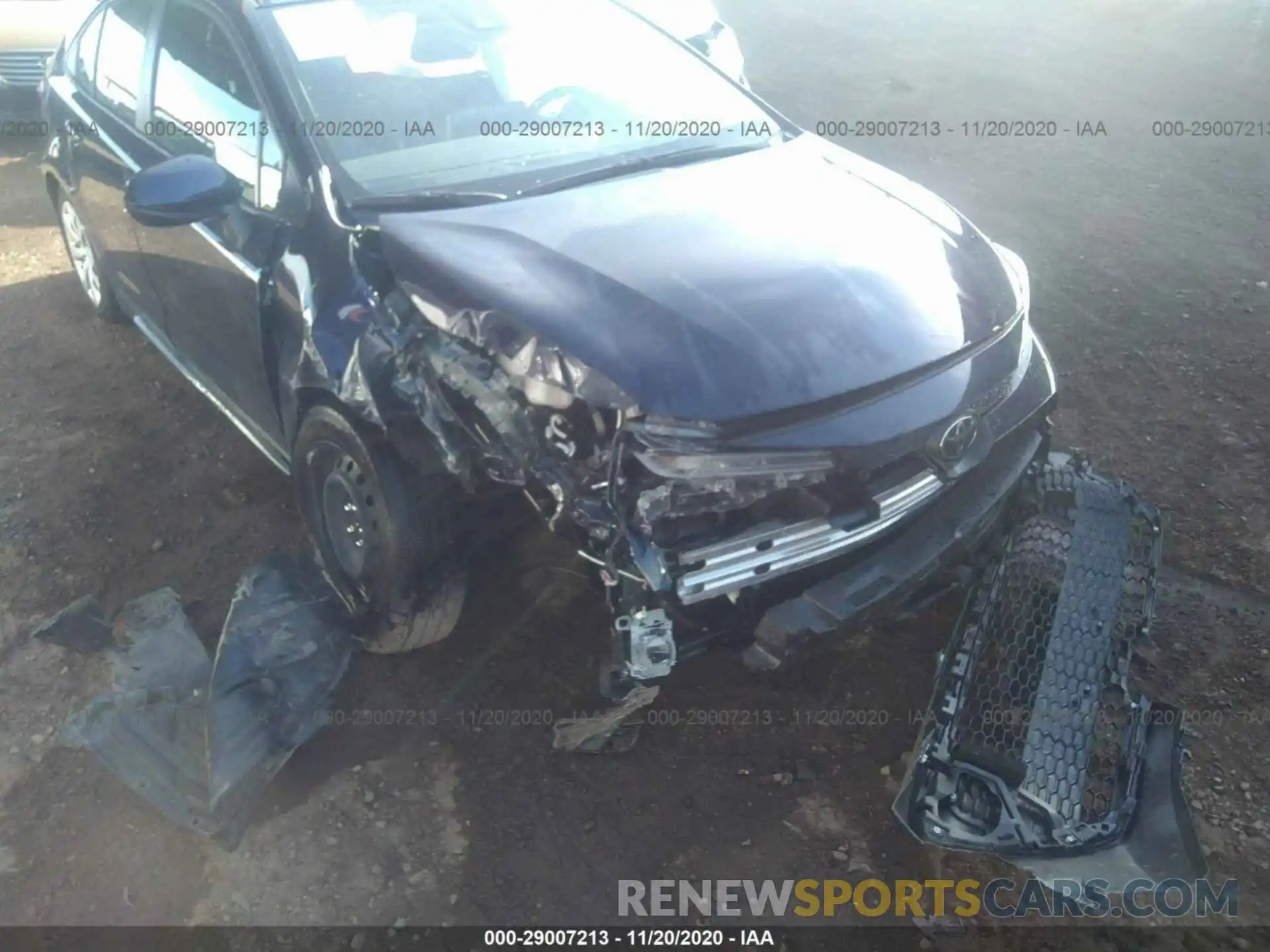 6 Photograph of a damaged car JTDEPRAE6LJ108430 TOYOTA COROLLA 2020