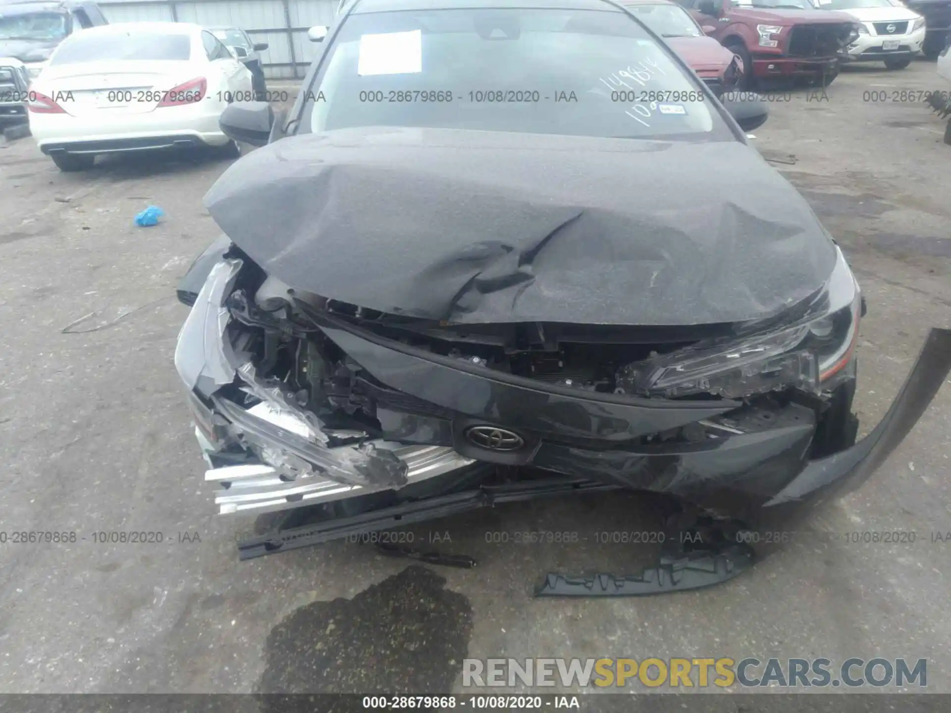 6 Photograph of a damaged car JTDEPRAE6LJ109884 TOYOTA COROLLA 2020