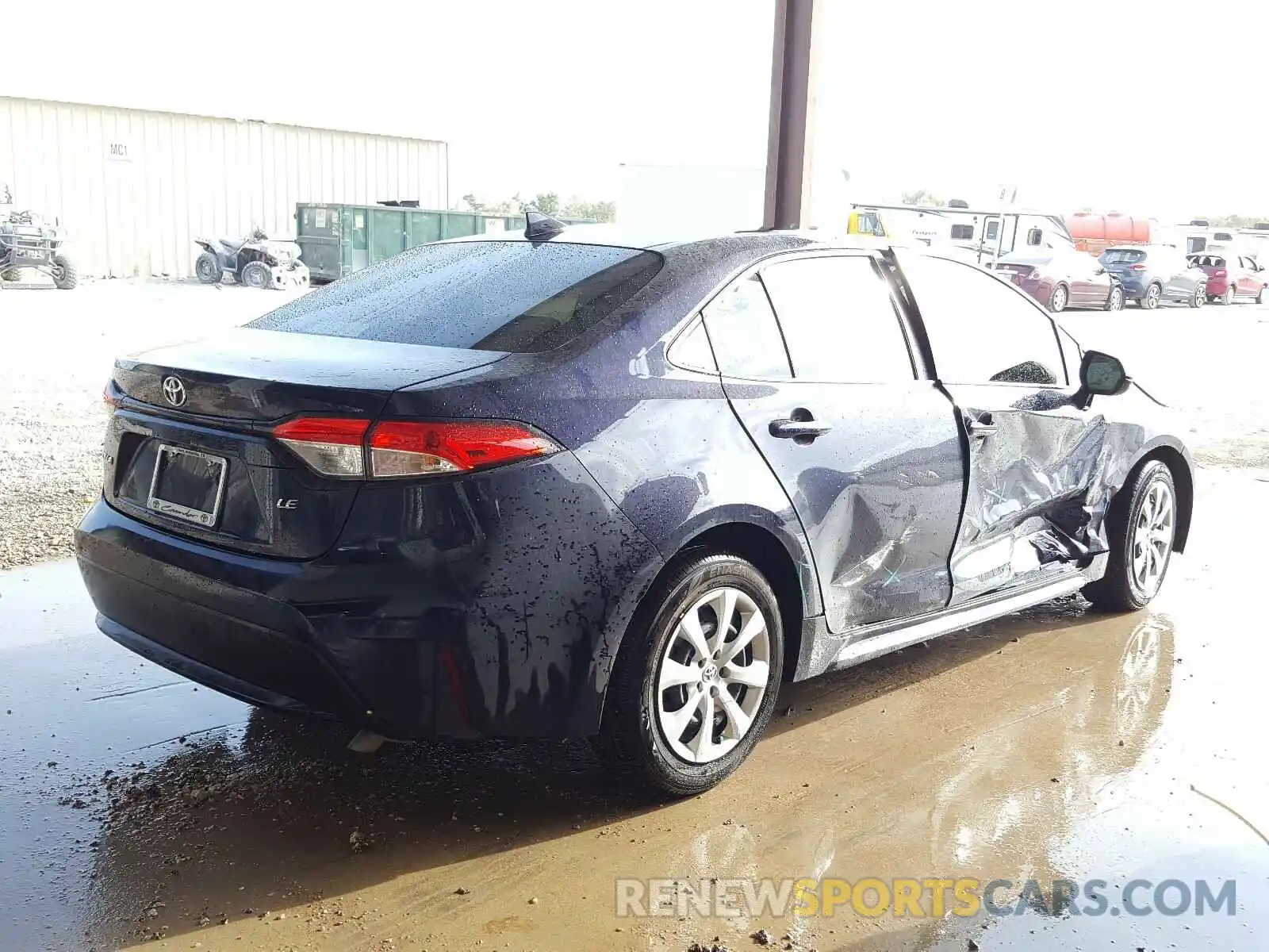 4 Photograph of a damaged car JTDEPRAE6LJ111425 TOYOTA COROLLA 2020