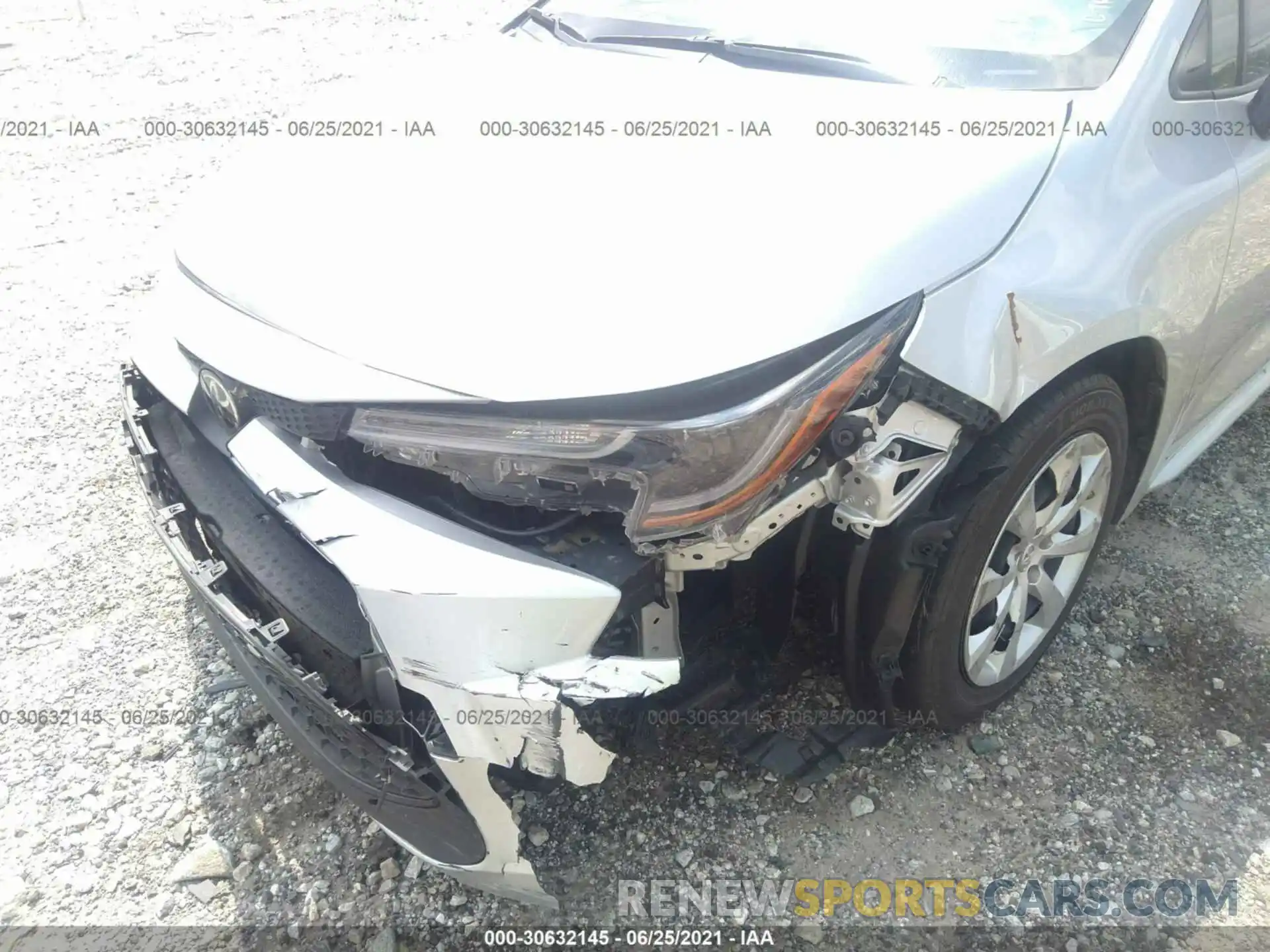 6 Photograph of a damaged car JTDEPRAE6LJ112266 TOYOTA COROLLA 2020