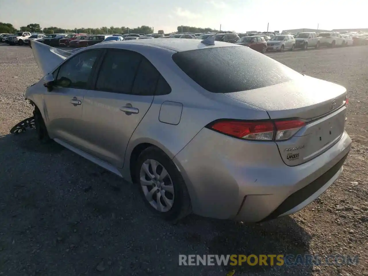 3 Photograph of a damaged car JTDEPRAE6LJ112557 TOYOTA COROLLA 2020