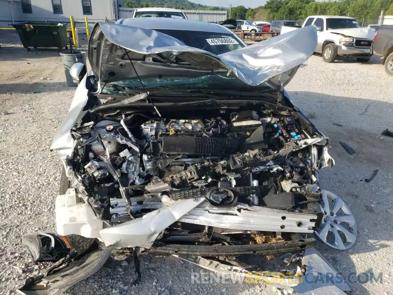 9 Photograph of a damaged car JTDEPRAE6LJ112557 TOYOTA COROLLA 2020