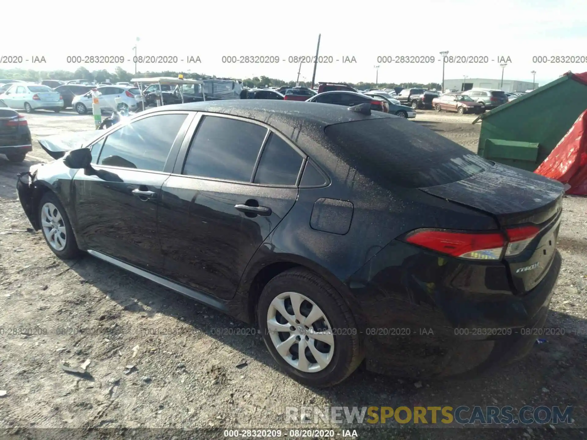 3 Photograph of a damaged car JTDEPRAE6LJ113319 TOYOTA COROLLA 2020