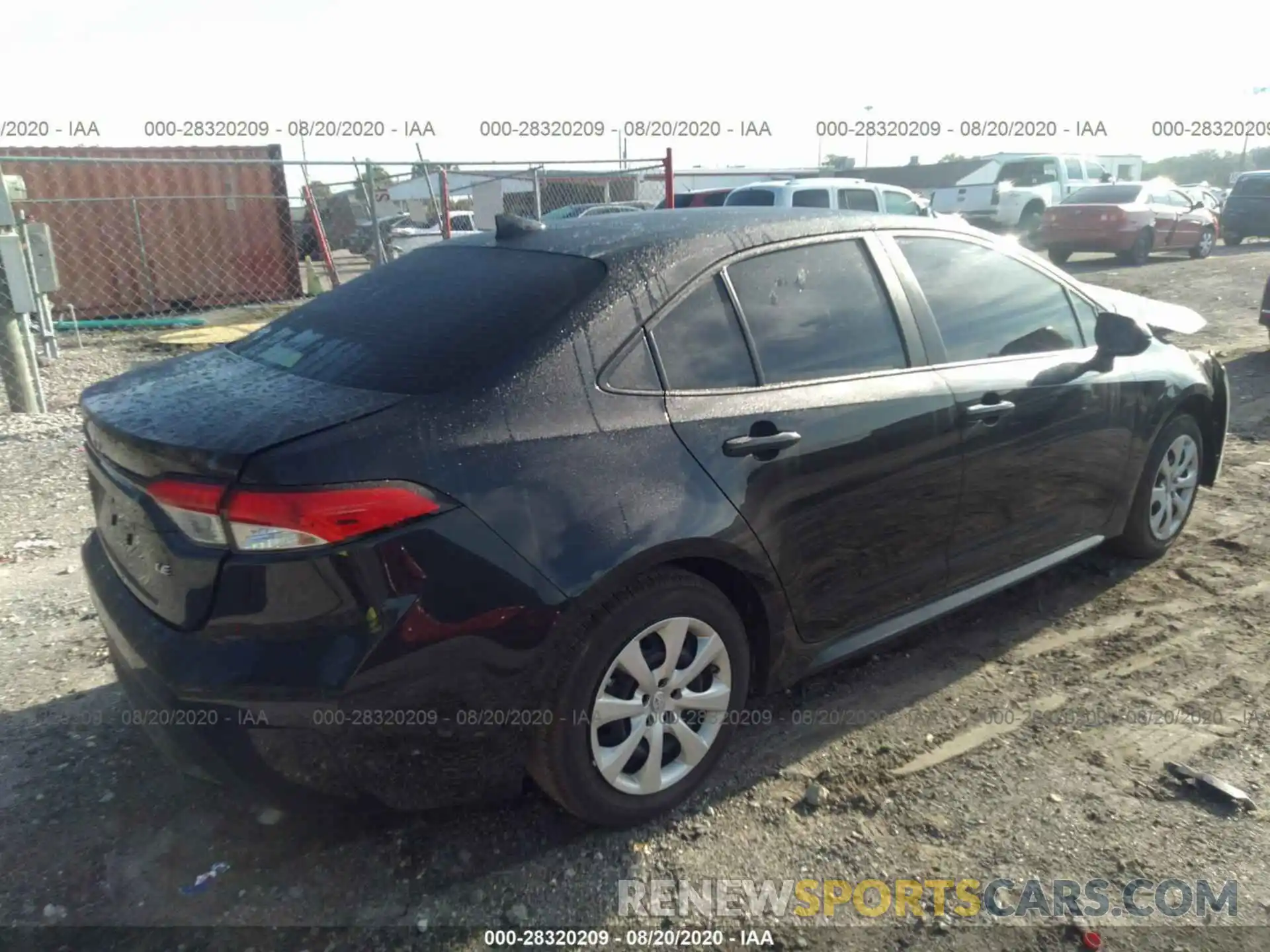 4 Photograph of a damaged car JTDEPRAE6LJ113319 TOYOTA COROLLA 2020