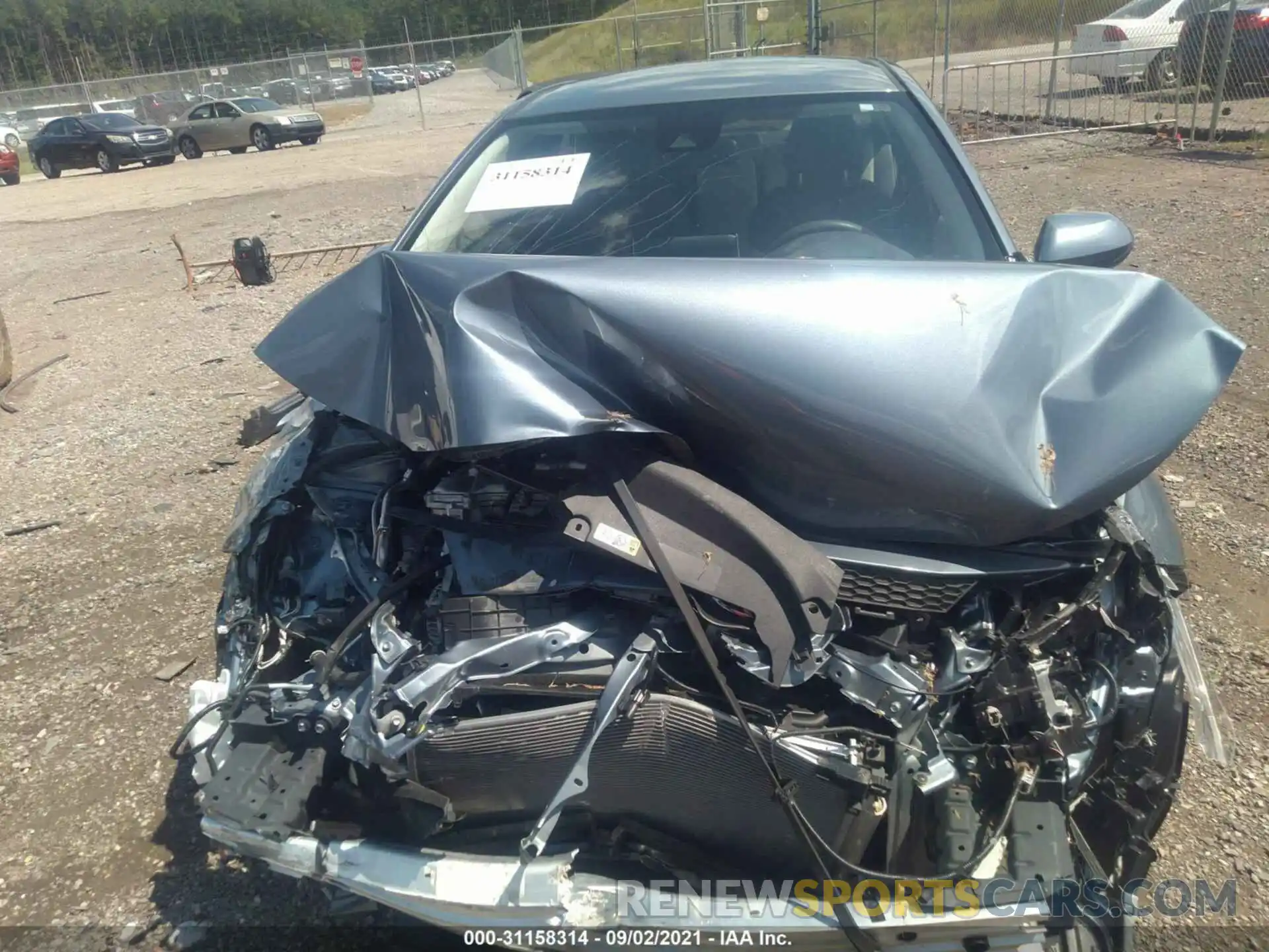 10 Photograph of a damaged car JTDEPRAE6LJ113689 TOYOTA COROLLA 2020