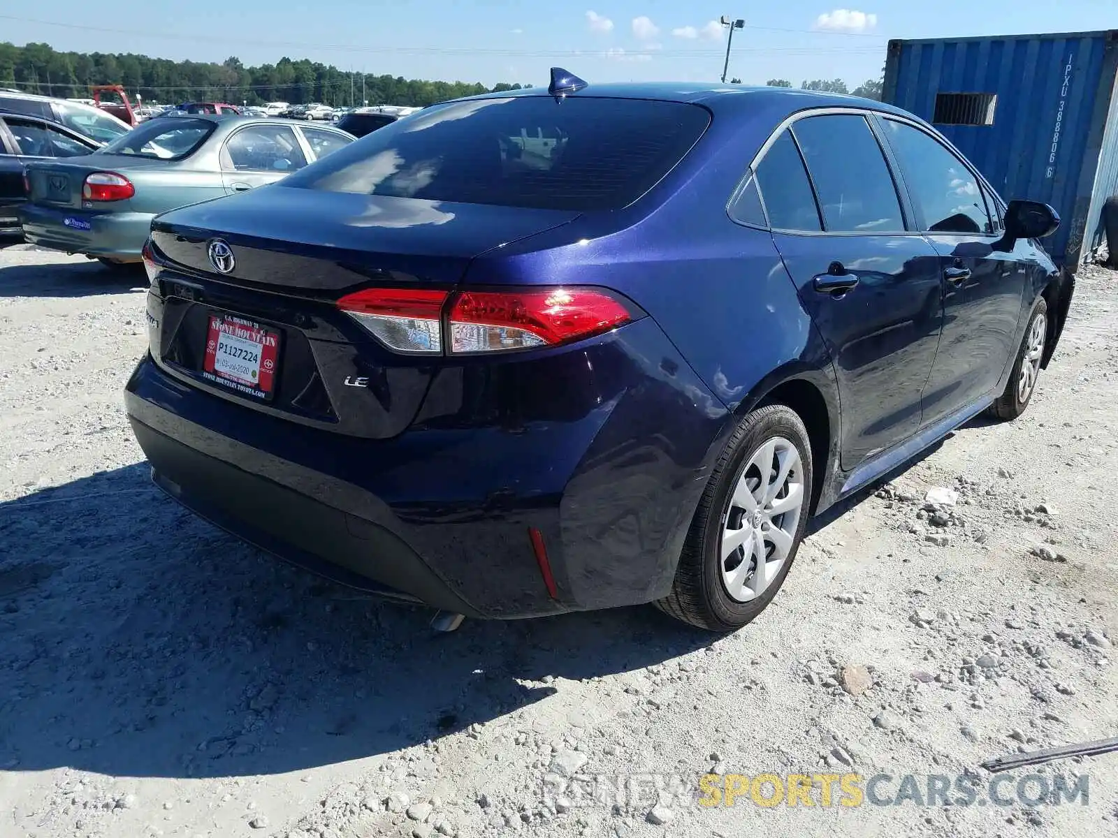 4 Photograph of a damaged car JTDEPRAE6LJ114700 TOYOTA COROLLA 2020