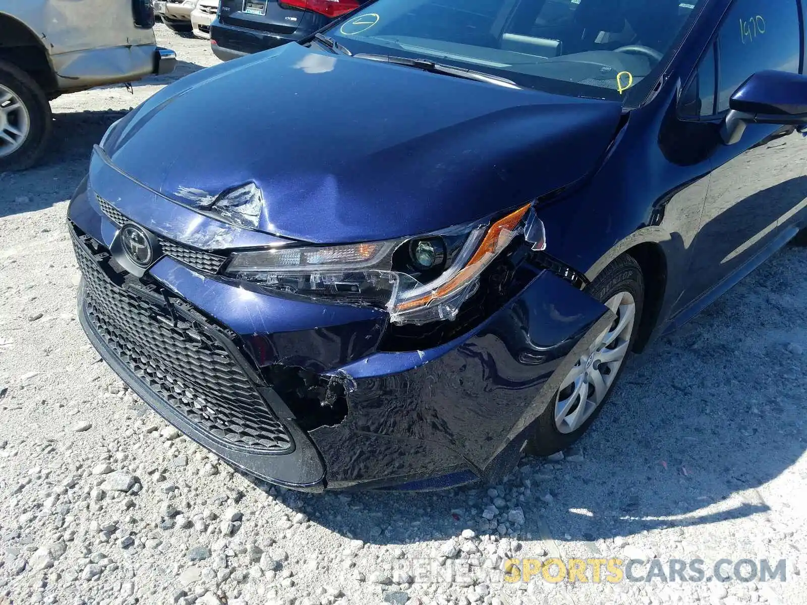 9 Photograph of a damaged car JTDEPRAE6LJ114700 TOYOTA COROLLA 2020