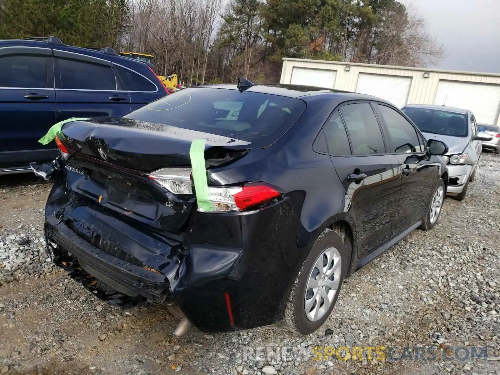 4 Фотография поврежденного автомобиля JTDEPRAE6LJ114874 TOYOTA COROLLA 2020