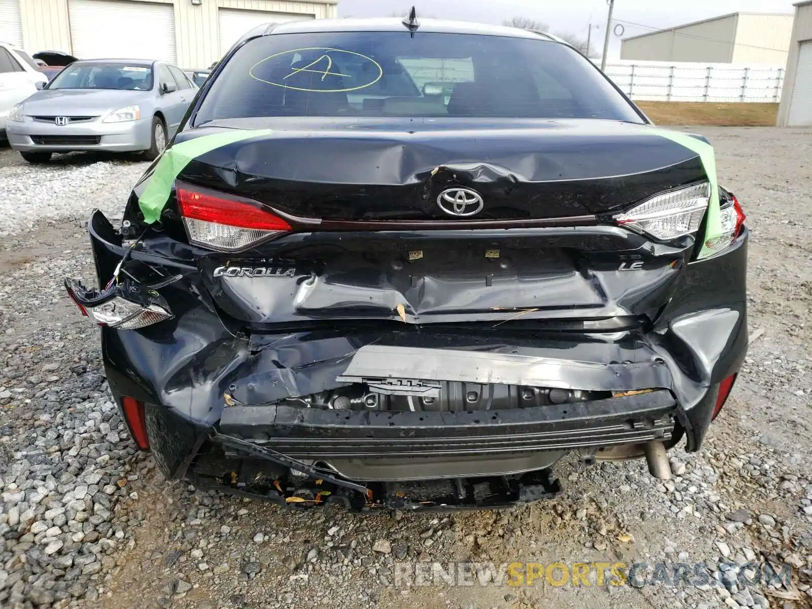 9 Фотография поврежденного автомобиля JTDEPRAE6LJ114874 TOYOTA COROLLA 2020