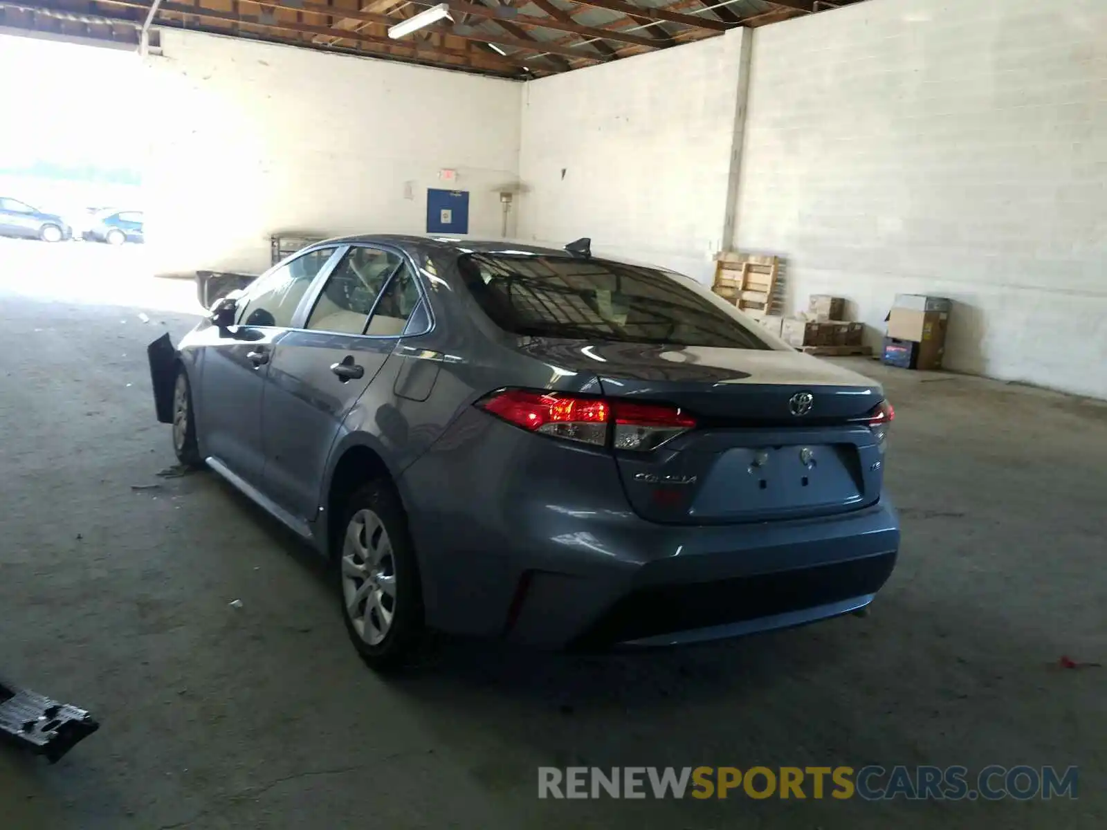 3 Photograph of a damaged car JTDEPRAE6LJ115149 TOYOTA COROLLA 2020