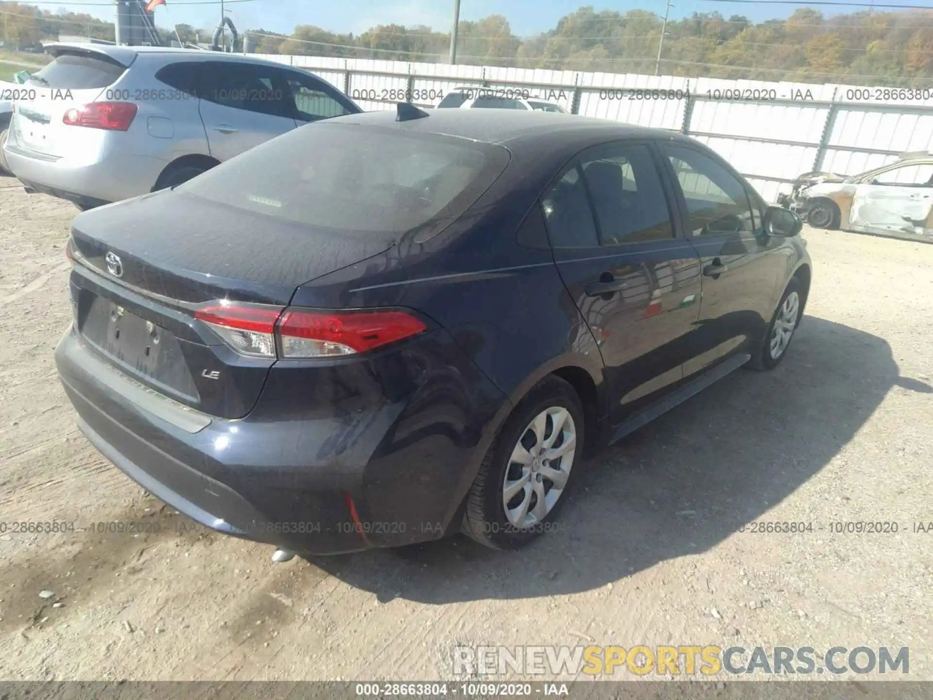 4 Photograph of a damaged car JTDEPRAE6LJ115328 TOYOTA COROLLA 2020