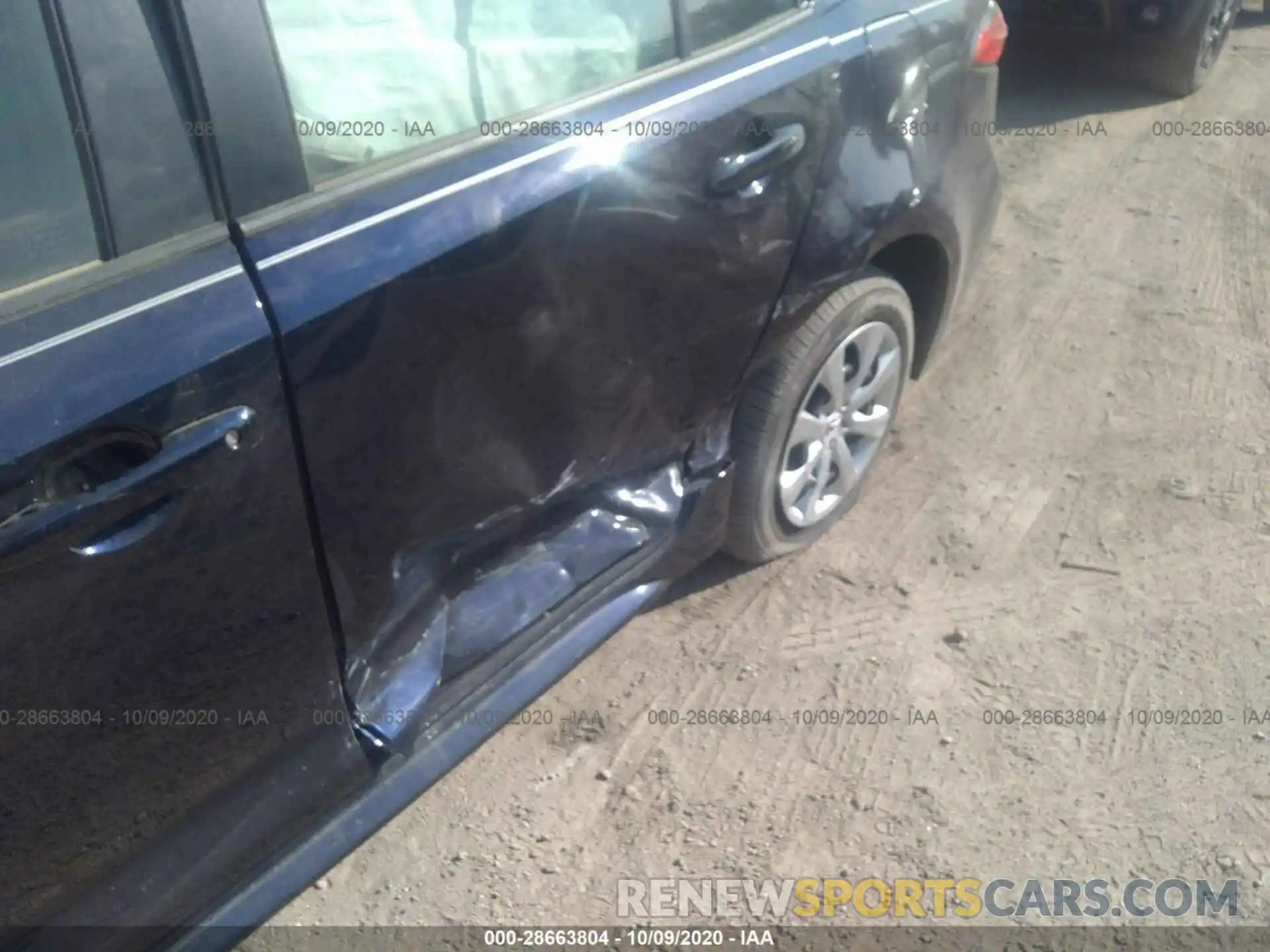 6 Photograph of a damaged car JTDEPRAE6LJ115328 TOYOTA COROLLA 2020