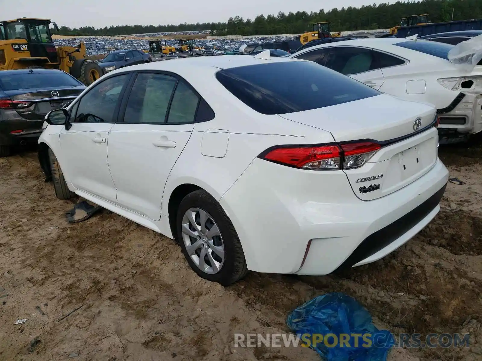 3 Photograph of a damaged car JTDEPRAE6LJ115426 TOYOTA COROLLA 2020