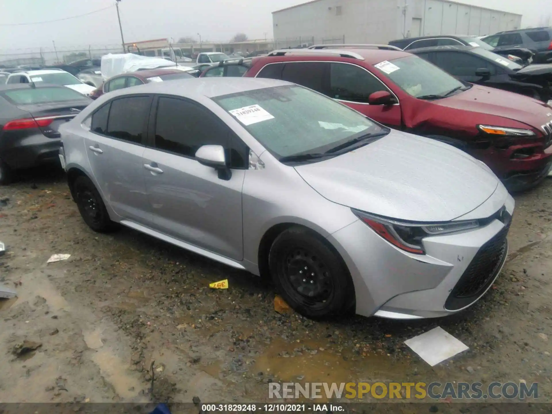 1 Photograph of a damaged car JTDEPRAE6LJ116740 TOYOTA COROLLA 2020