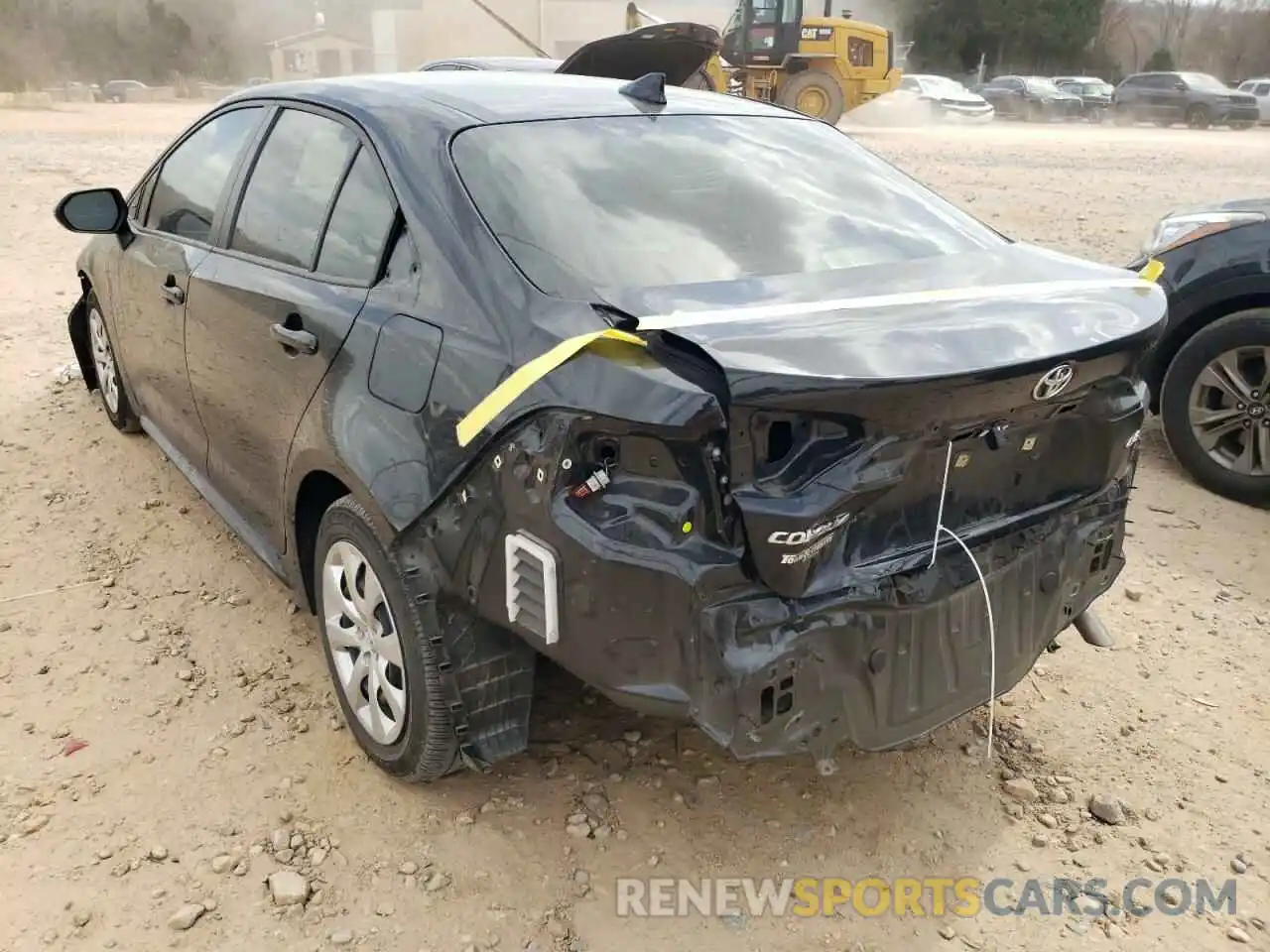 3 Photograph of a damaged car JTDEPRAE6LJ117063 TOYOTA COROLLA 2020