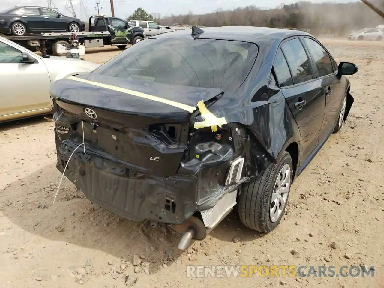 4 Photograph of a damaged car JTDEPRAE6LJ117063 TOYOTA COROLLA 2020