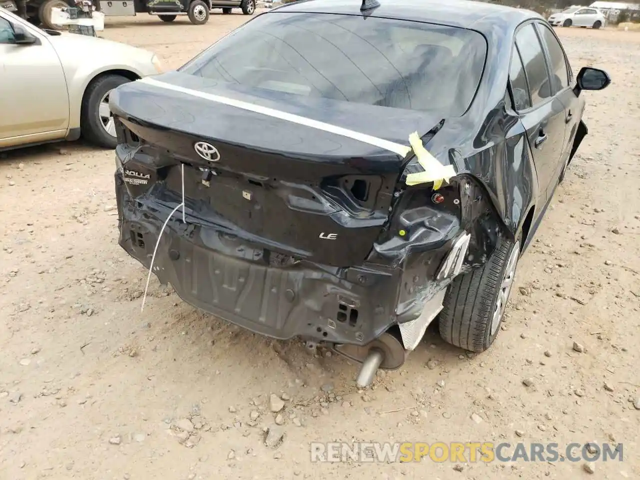 9 Photograph of a damaged car JTDEPRAE6LJ117063 TOYOTA COROLLA 2020