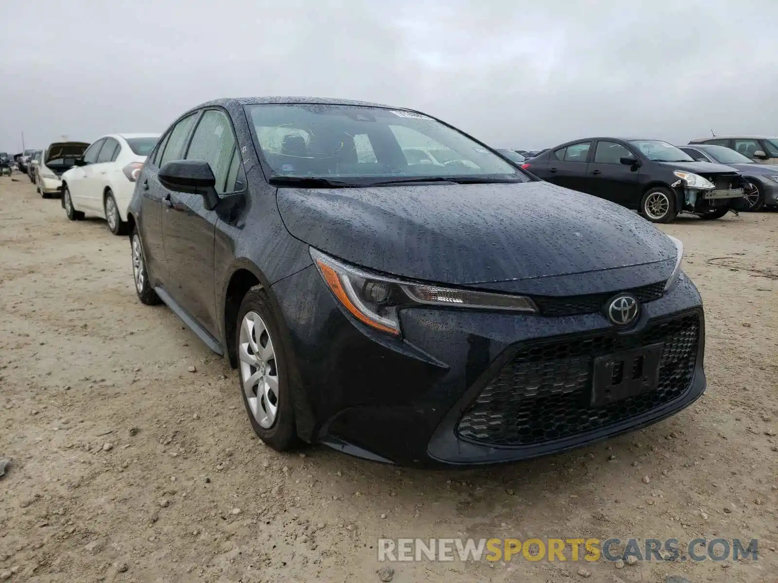 1 Photograph of a damaged car JTDEPRAE6LJ117208 TOYOTA COROLLA 2020