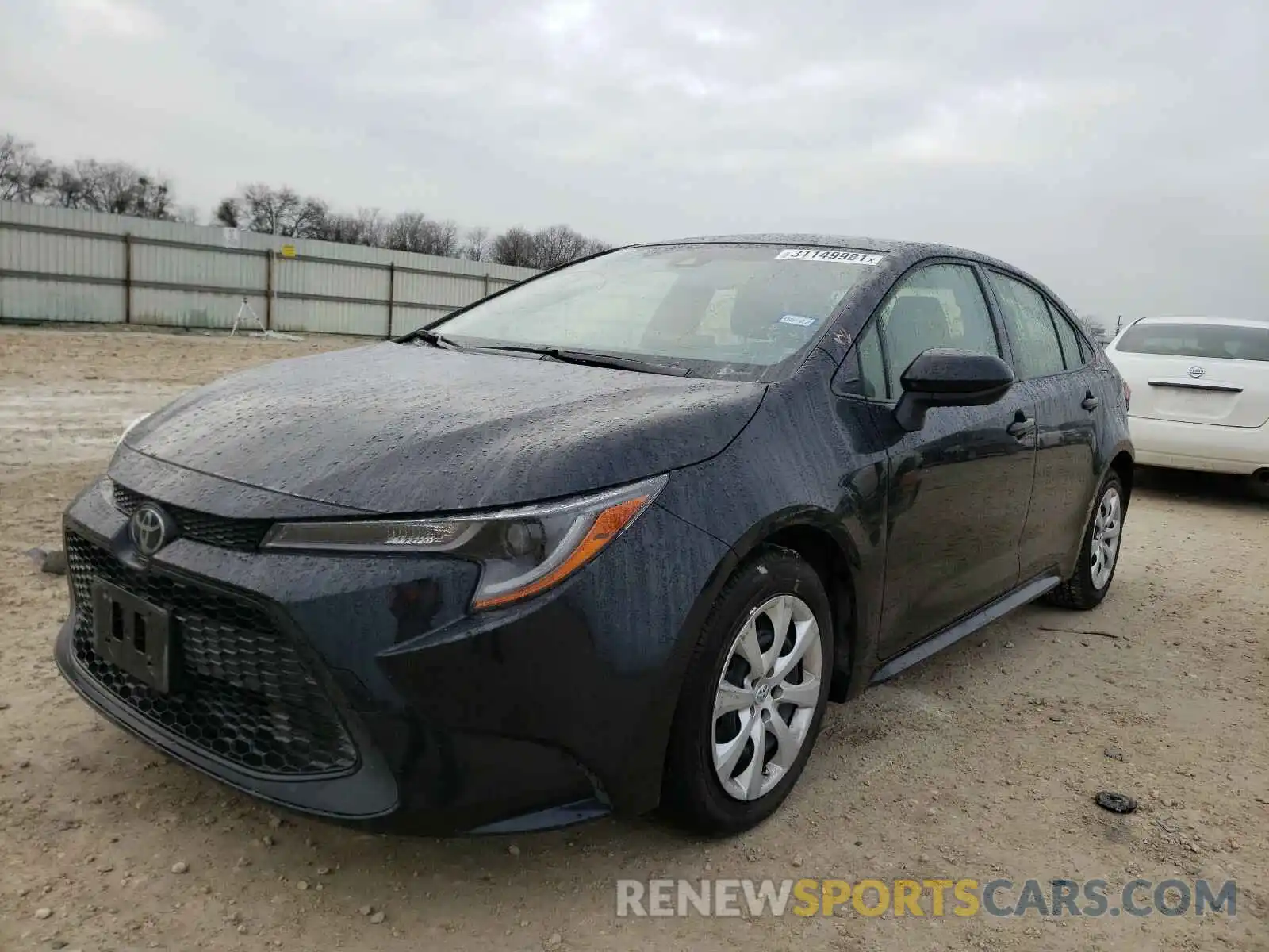 2 Photograph of a damaged car JTDEPRAE6LJ117208 TOYOTA COROLLA 2020