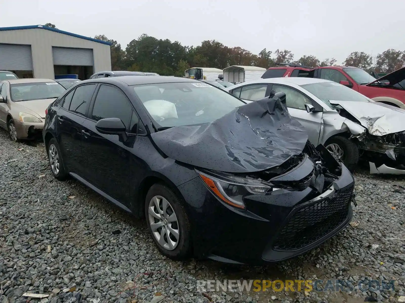 1 Photograph of a damaged car JTDEPRAE7LJ000463 TOYOTA COROLLA 2020