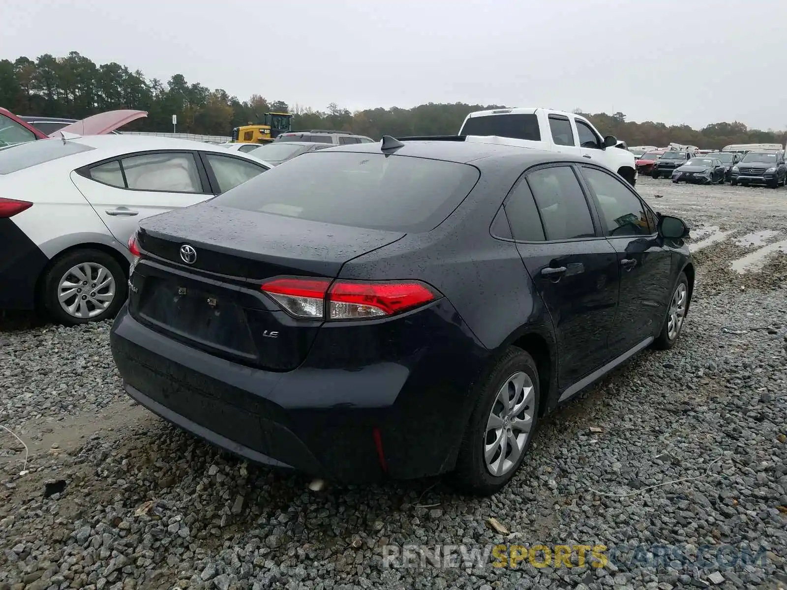 4 Photograph of a damaged car JTDEPRAE7LJ000463 TOYOTA COROLLA 2020