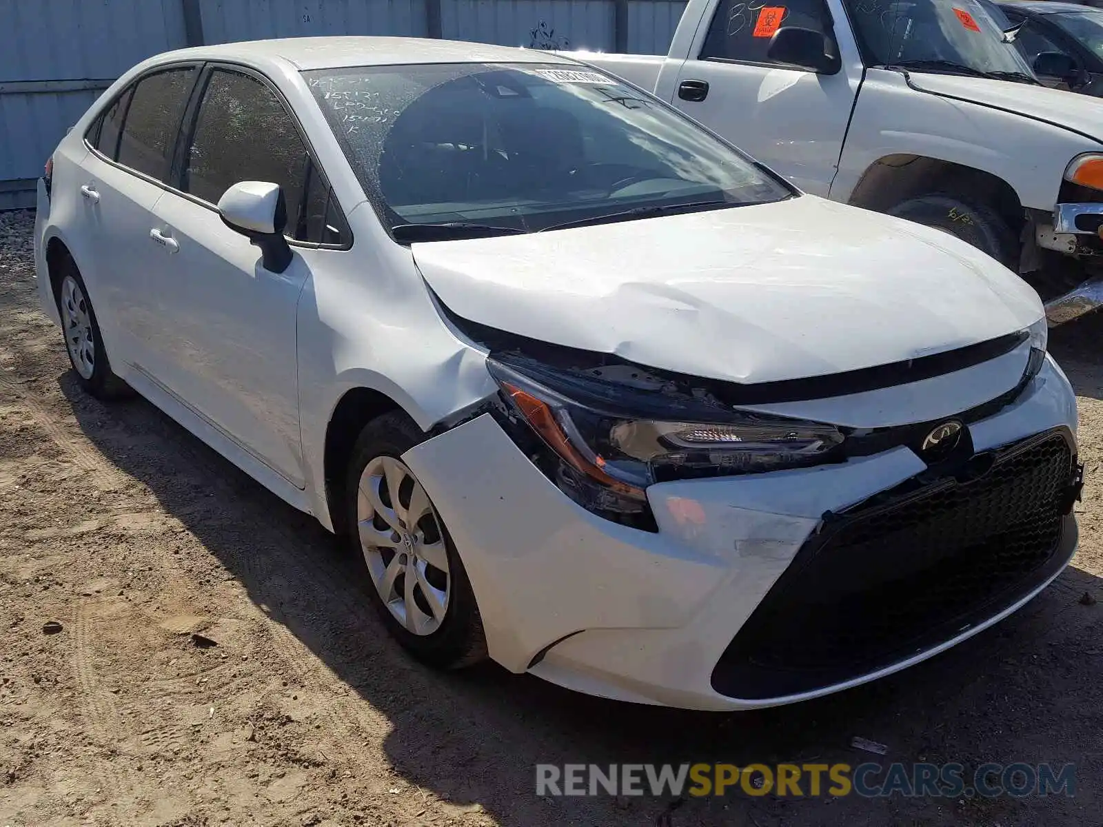 1 Photograph of a damaged car JTDEPRAE7LJ000530 TOYOTA COROLLA 2020