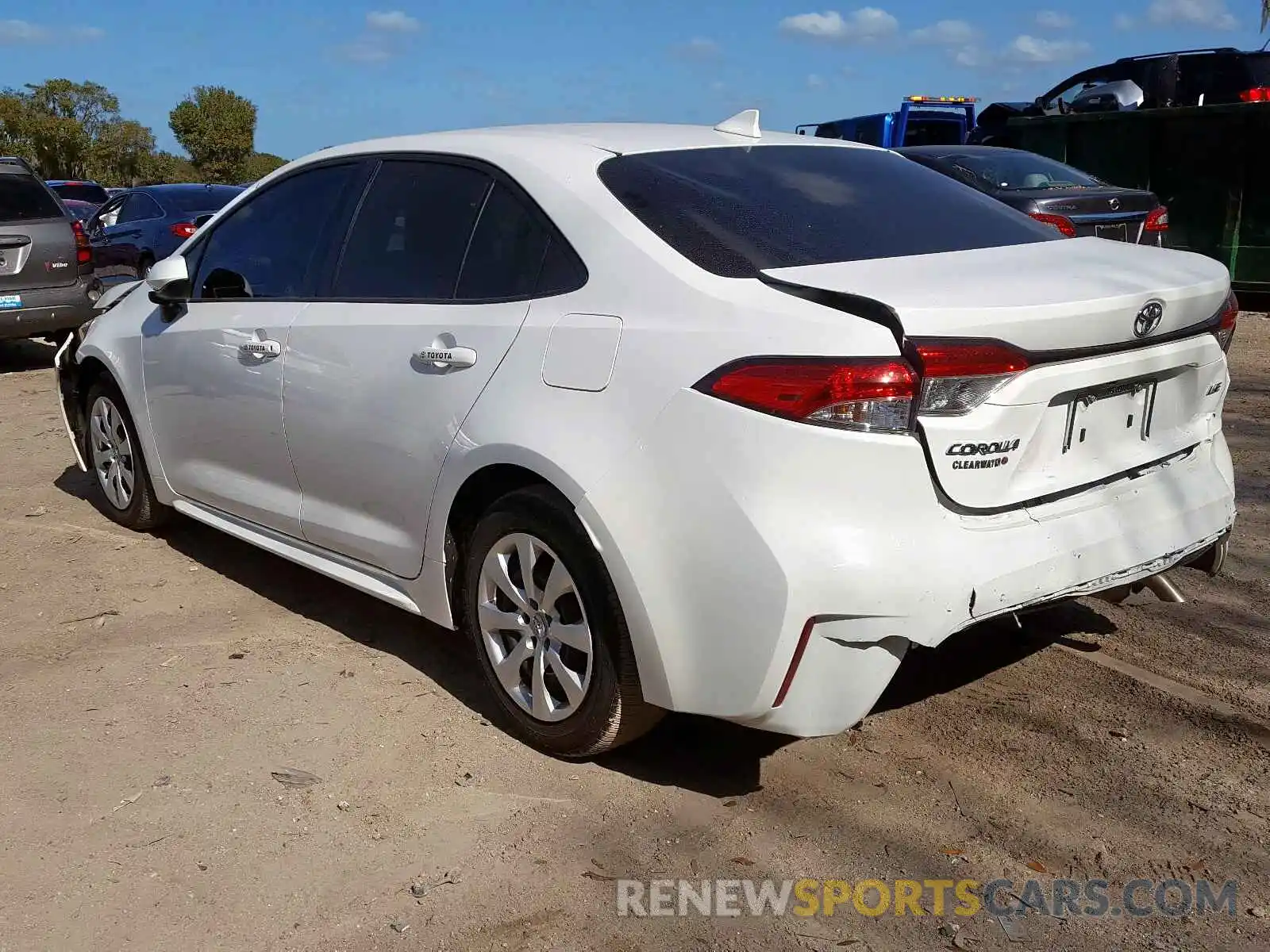 3 Photograph of a damaged car JTDEPRAE7LJ000530 TOYOTA COROLLA 2020