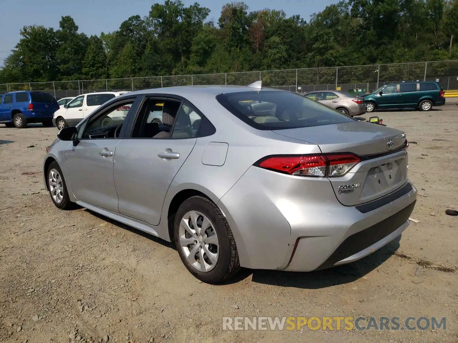 3 Photograph of a damaged car JTDEPRAE7LJ002889 TOYOTA COROLLA 2020