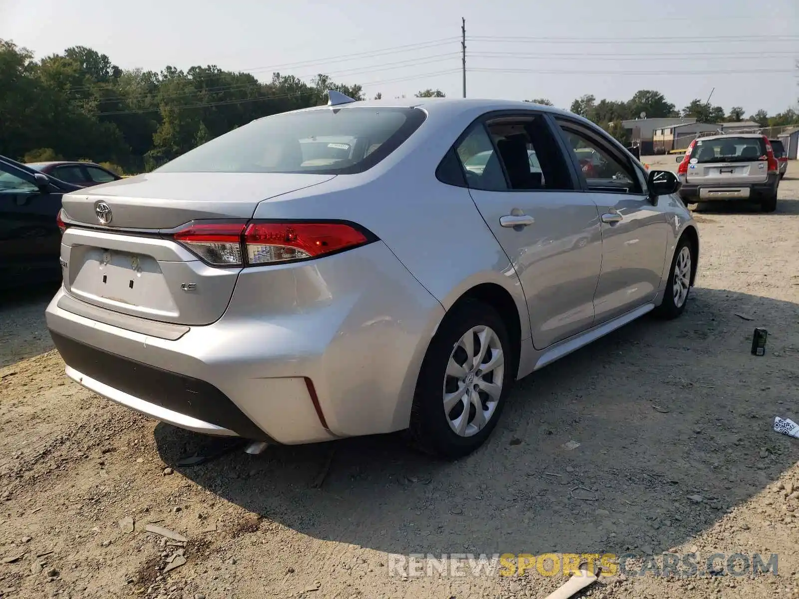 4 Photograph of a damaged car JTDEPRAE7LJ002889 TOYOTA COROLLA 2020