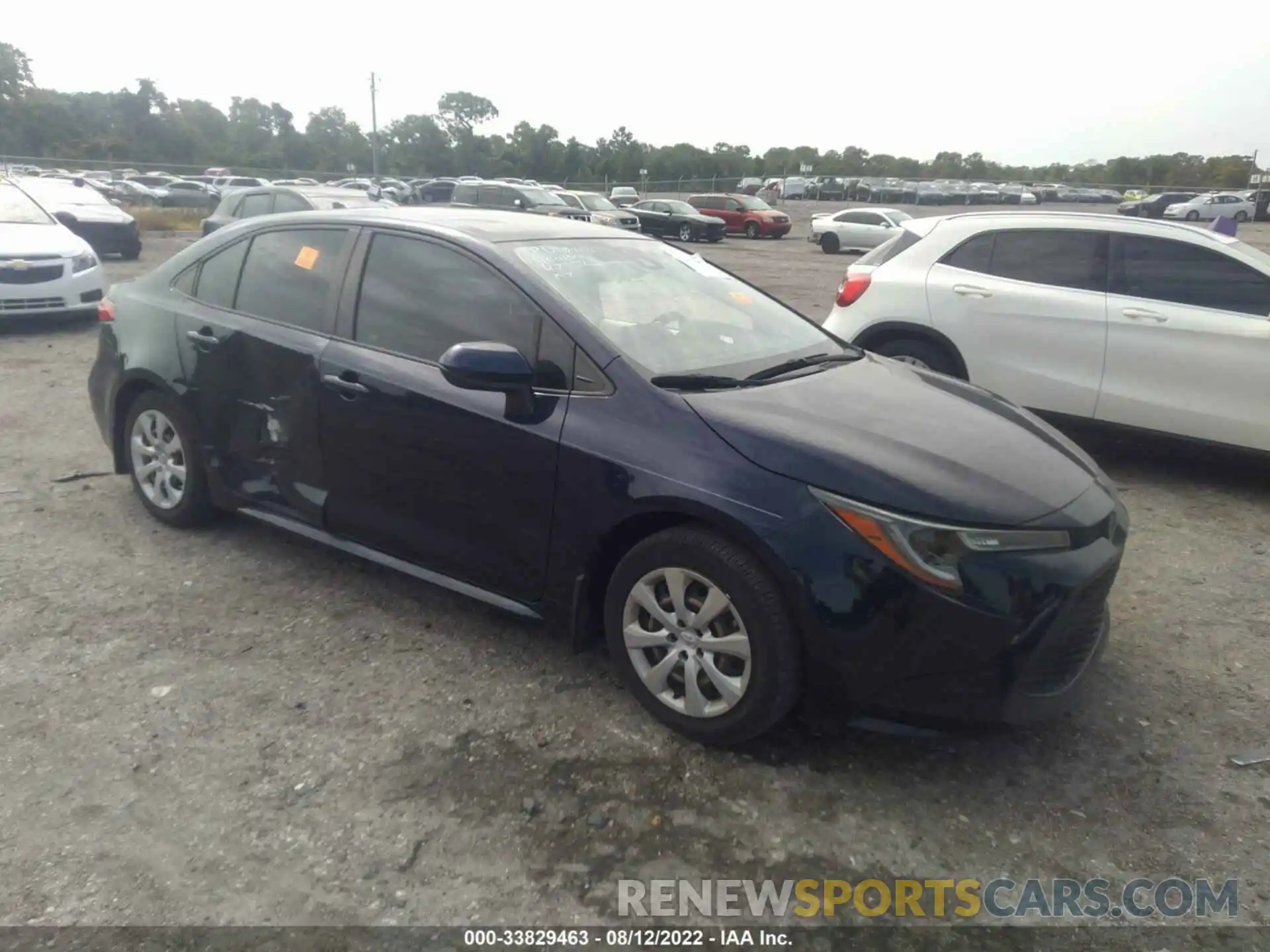 1 Photograph of a damaged car JTDEPRAE7LJ004271 TOYOTA COROLLA 2020