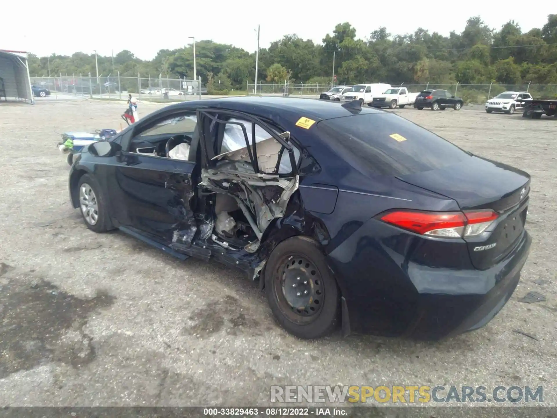 3 Photograph of a damaged car JTDEPRAE7LJ004271 TOYOTA COROLLA 2020