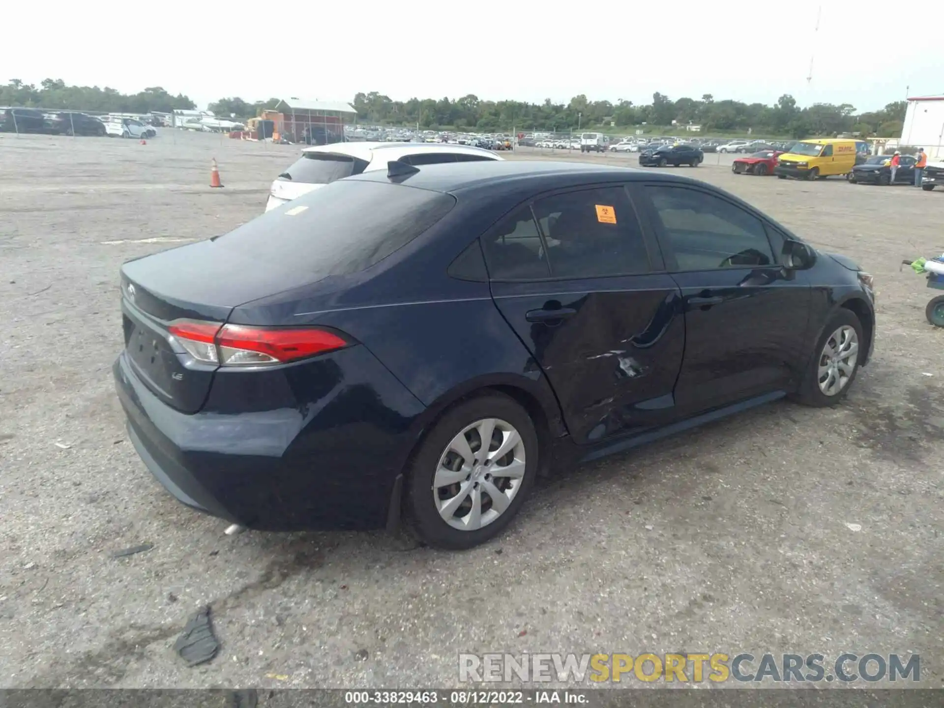 4 Photograph of a damaged car JTDEPRAE7LJ004271 TOYOTA COROLLA 2020