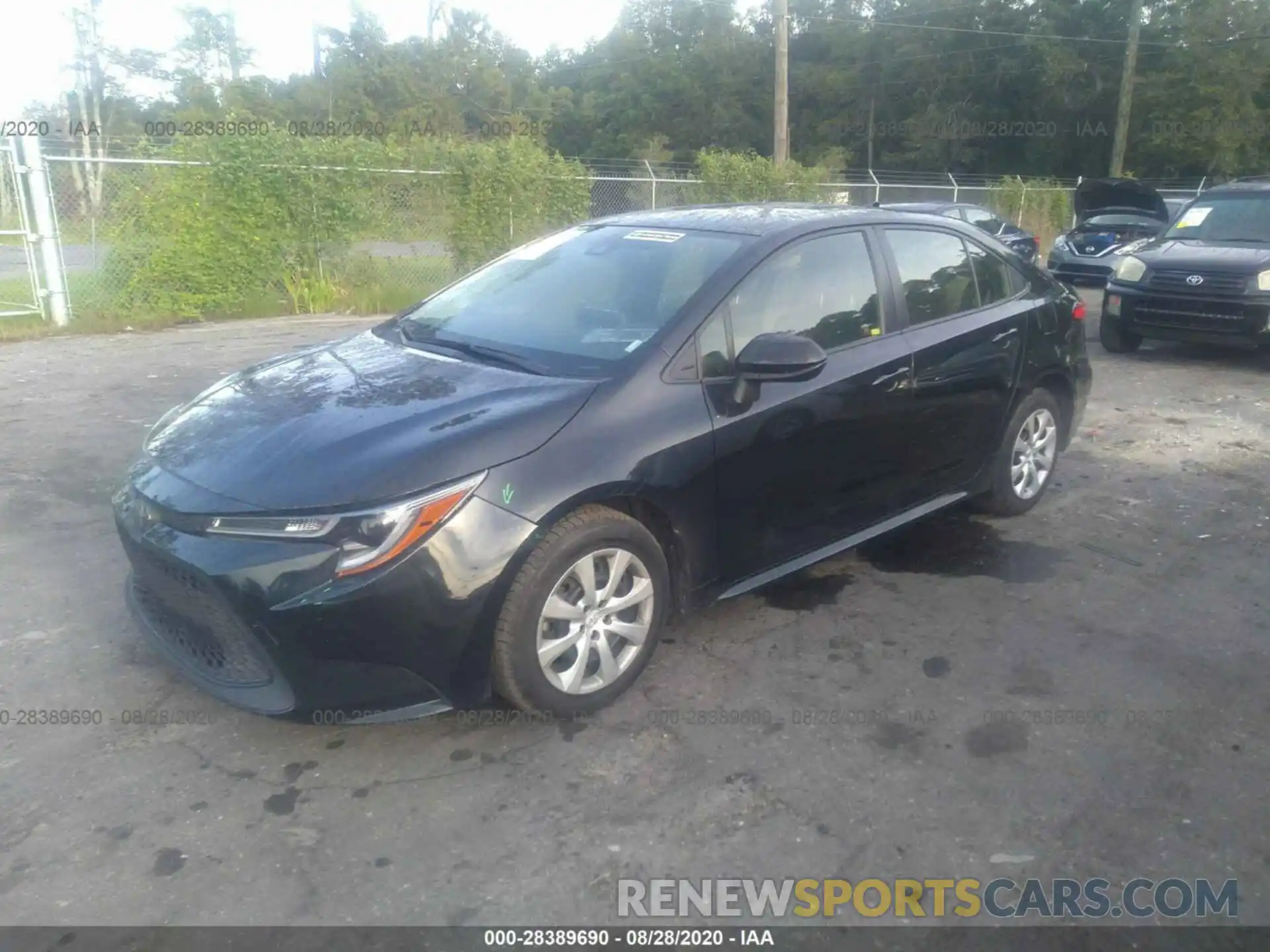 2 Photograph of a damaged car JTDEPRAE7LJ005260 TOYOTA COROLLA 2020