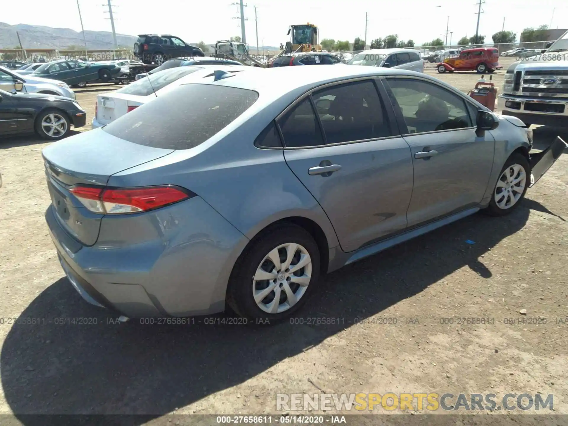 4 Photograph of a damaged car JTDEPRAE7LJ005341 TOYOTA COROLLA 2020