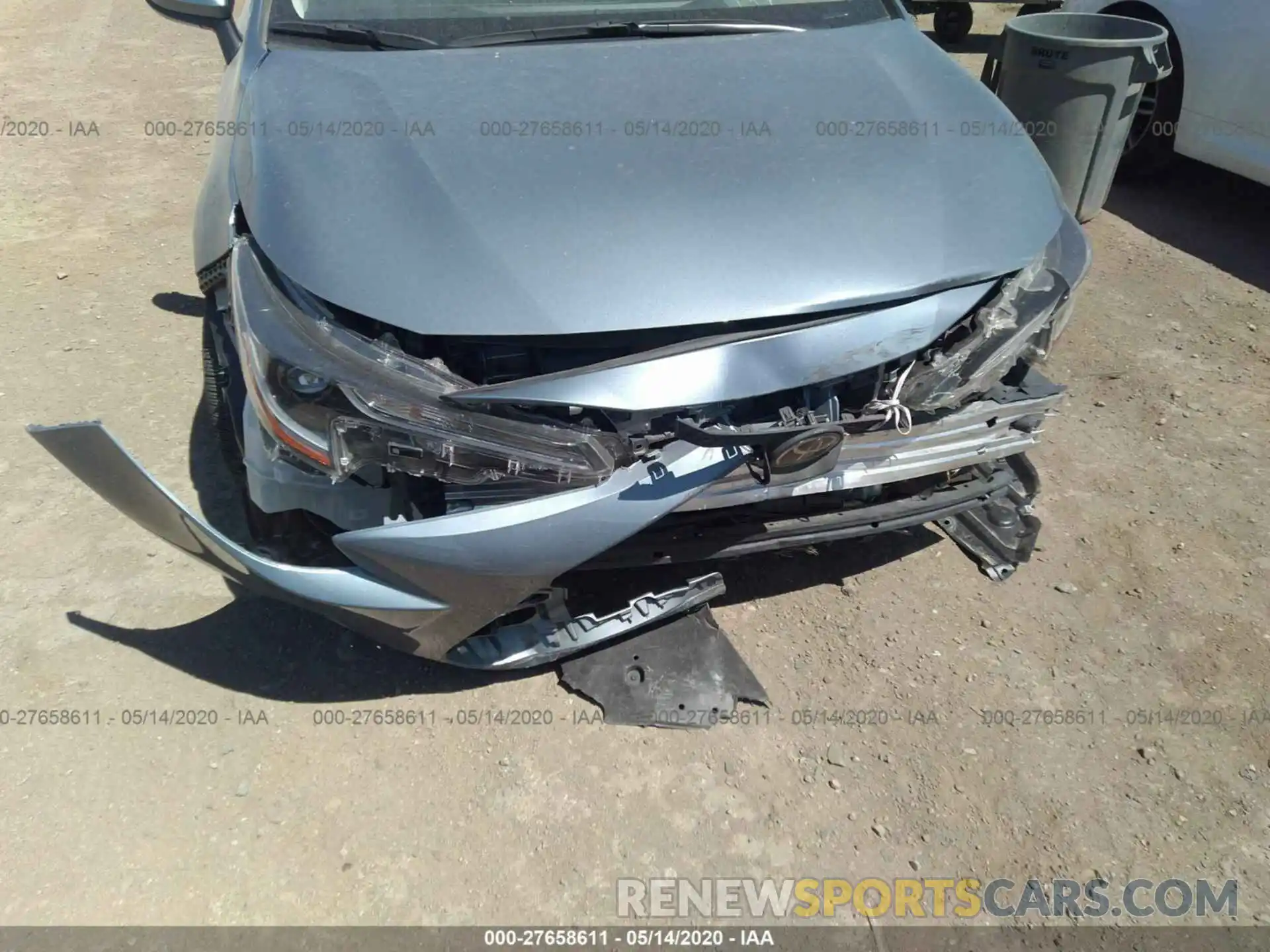 6 Photograph of a damaged car JTDEPRAE7LJ005341 TOYOTA COROLLA 2020