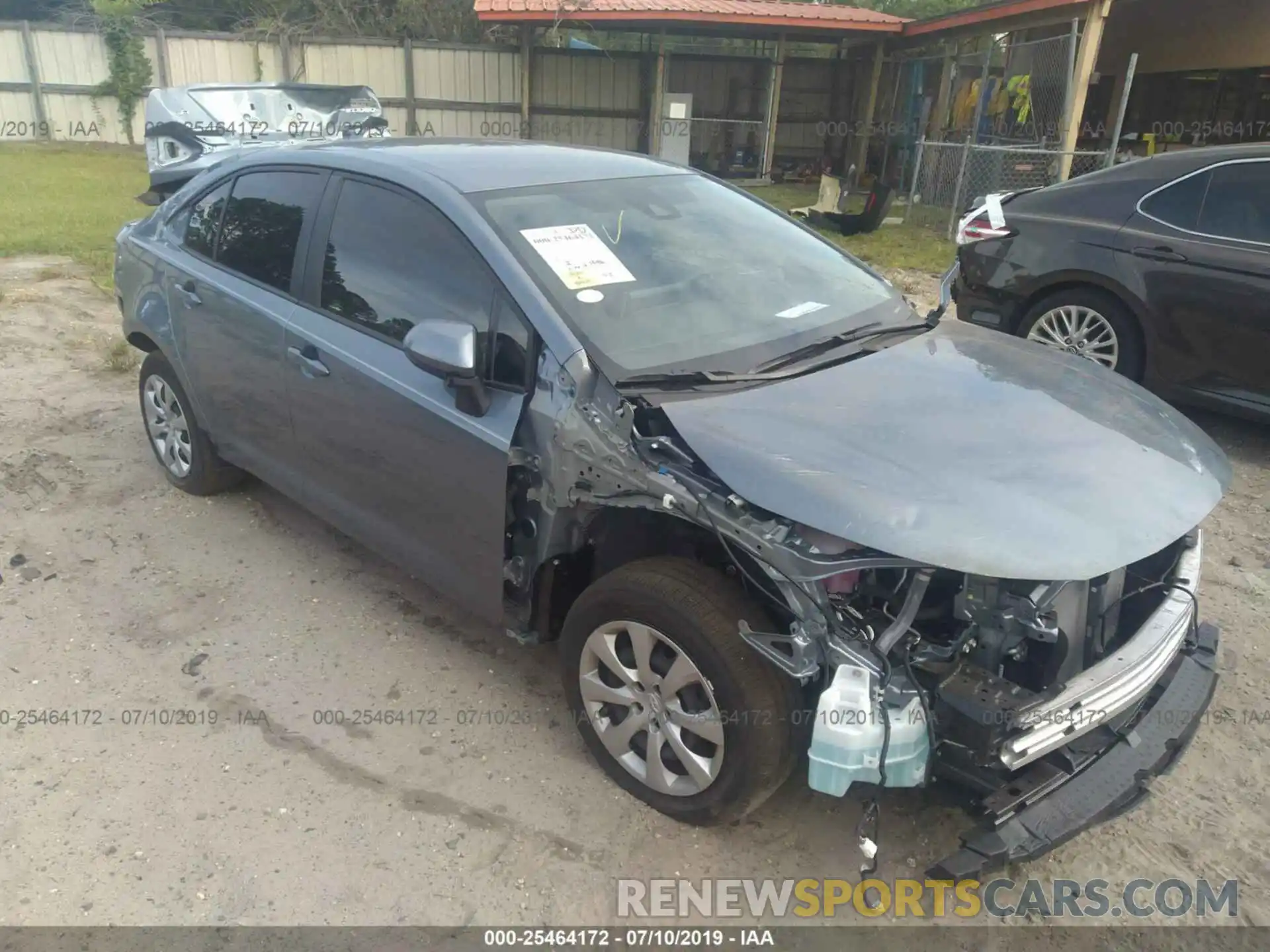 1 Photograph of a damaged car JTDEPRAE7LJ005419 TOYOTA COROLLA 2020