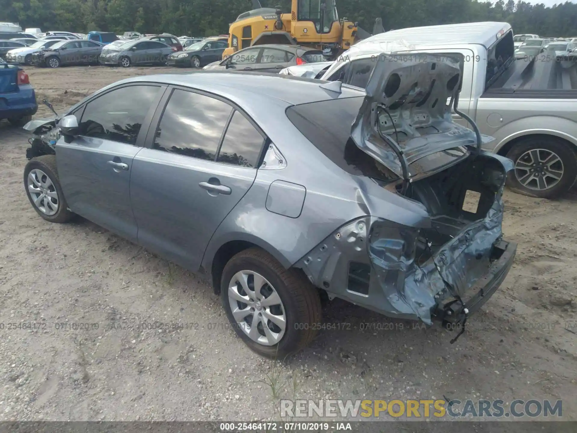 3 Photograph of a damaged car JTDEPRAE7LJ005419 TOYOTA COROLLA 2020