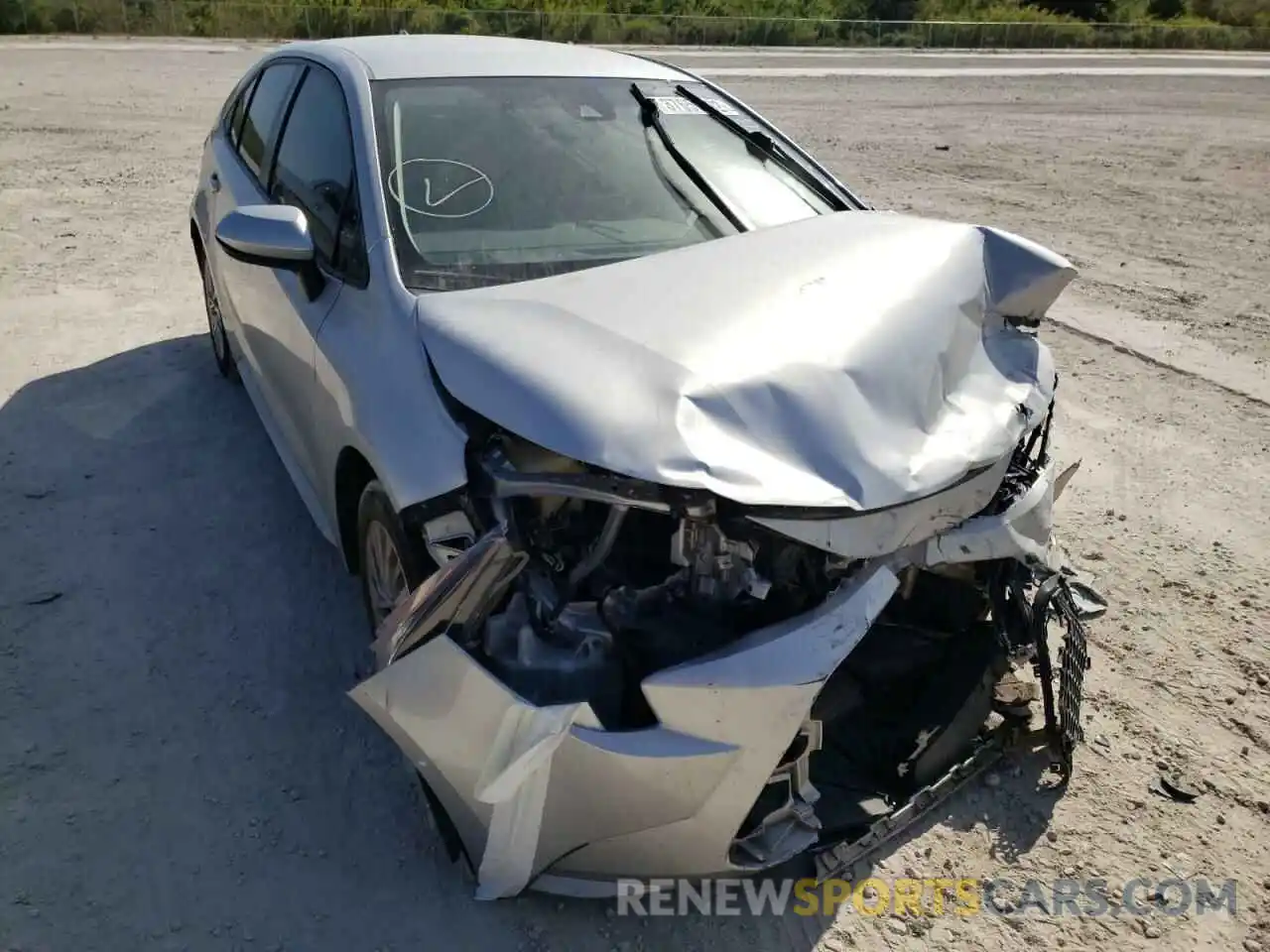 9 Photograph of a damaged car JTDEPRAE7LJ005677 TOYOTA COROLLA 2020