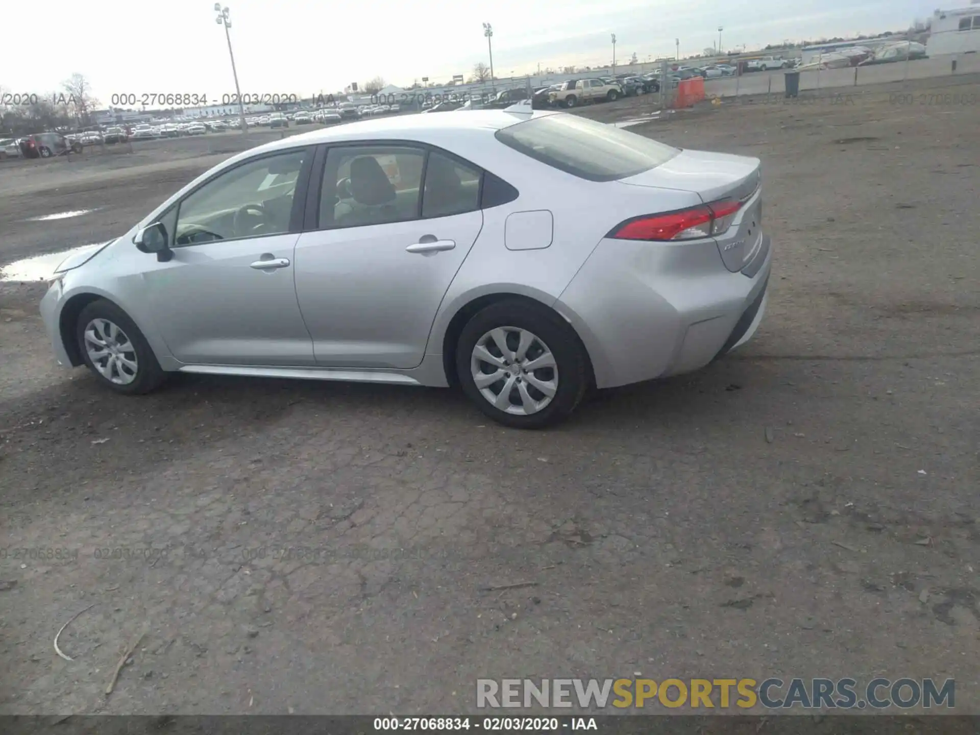 3 Photograph of a damaged car JTDEPRAE7LJ005856 TOYOTA COROLLA 2020