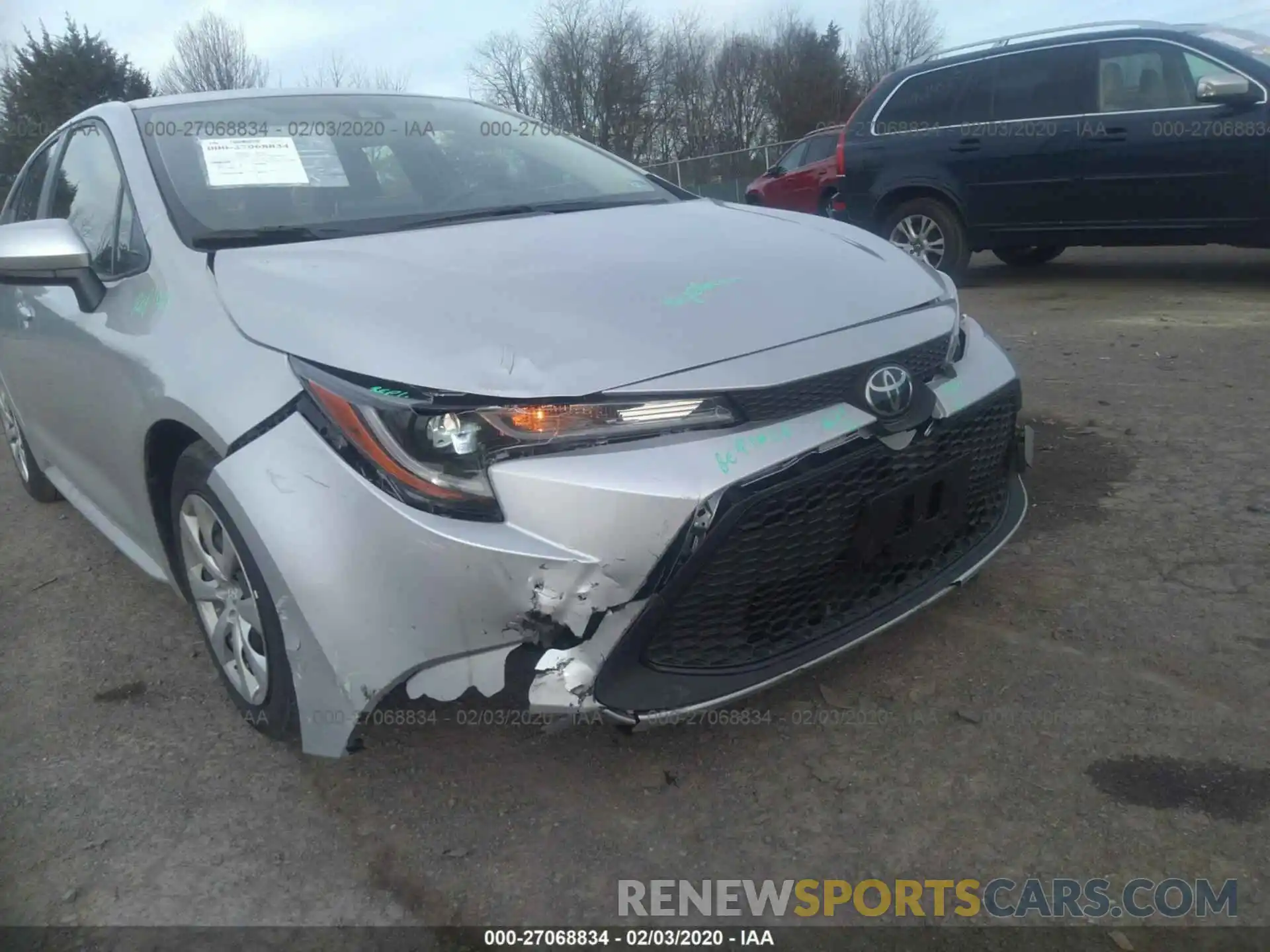 6 Photograph of a damaged car JTDEPRAE7LJ005856 TOYOTA COROLLA 2020