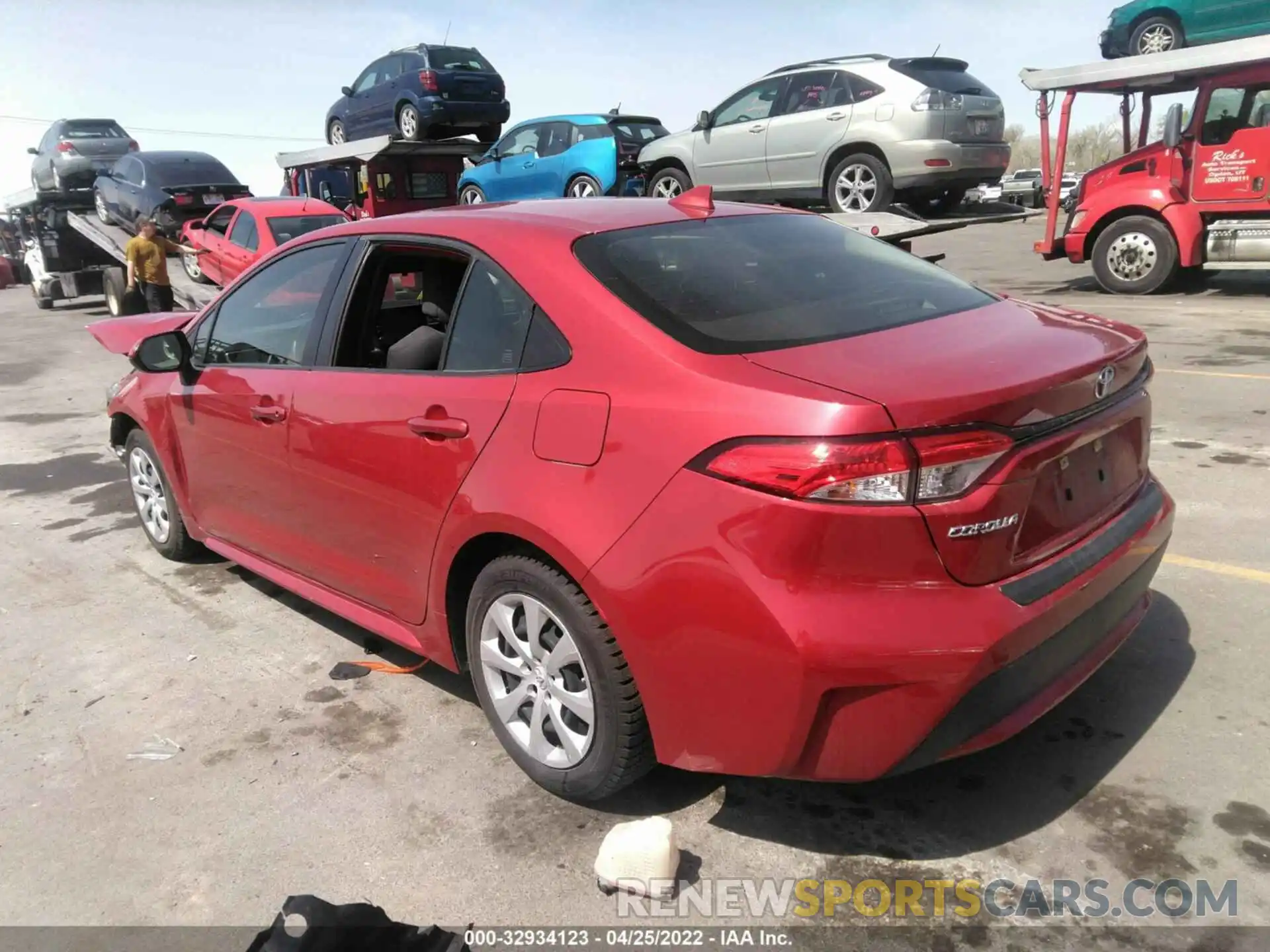 3 Photograph of a damaged car JTDEPRAE7LJ006652 TOYOTA COROLLA 2020