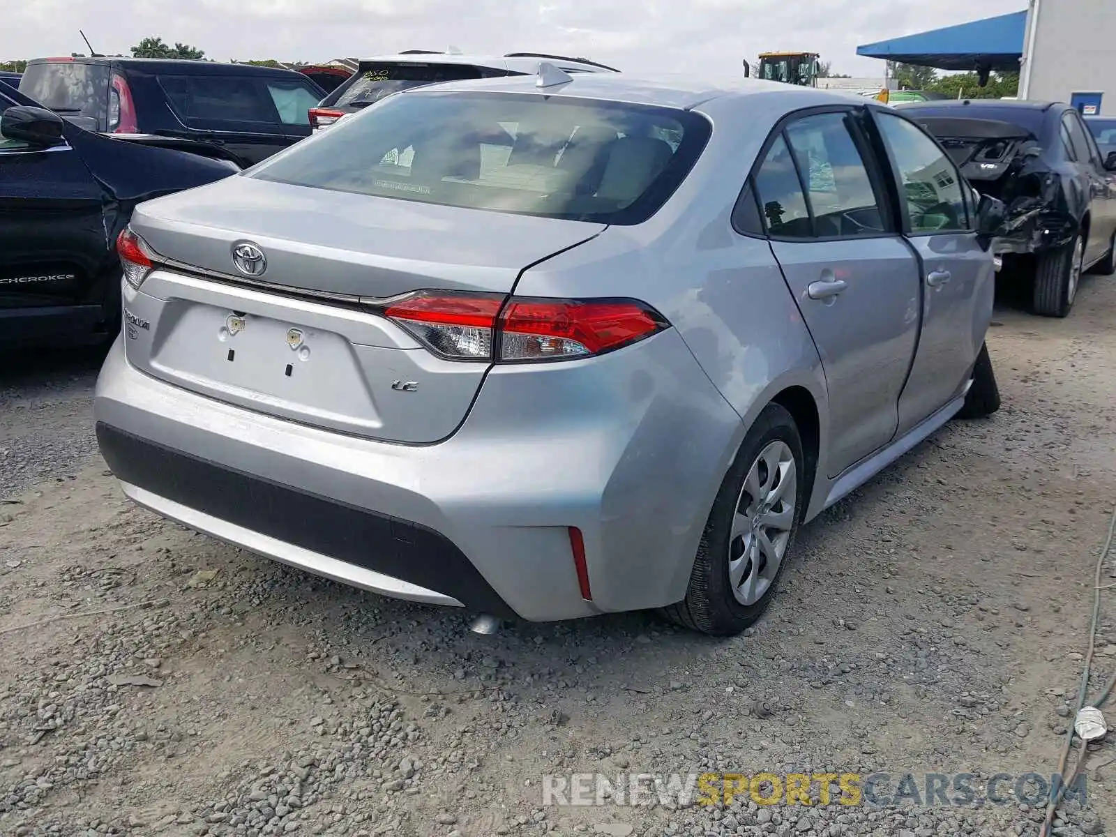 4 Photograph of a damaged car JTDEPRAE7LJ006909 TOYOTA COROLLA 2020