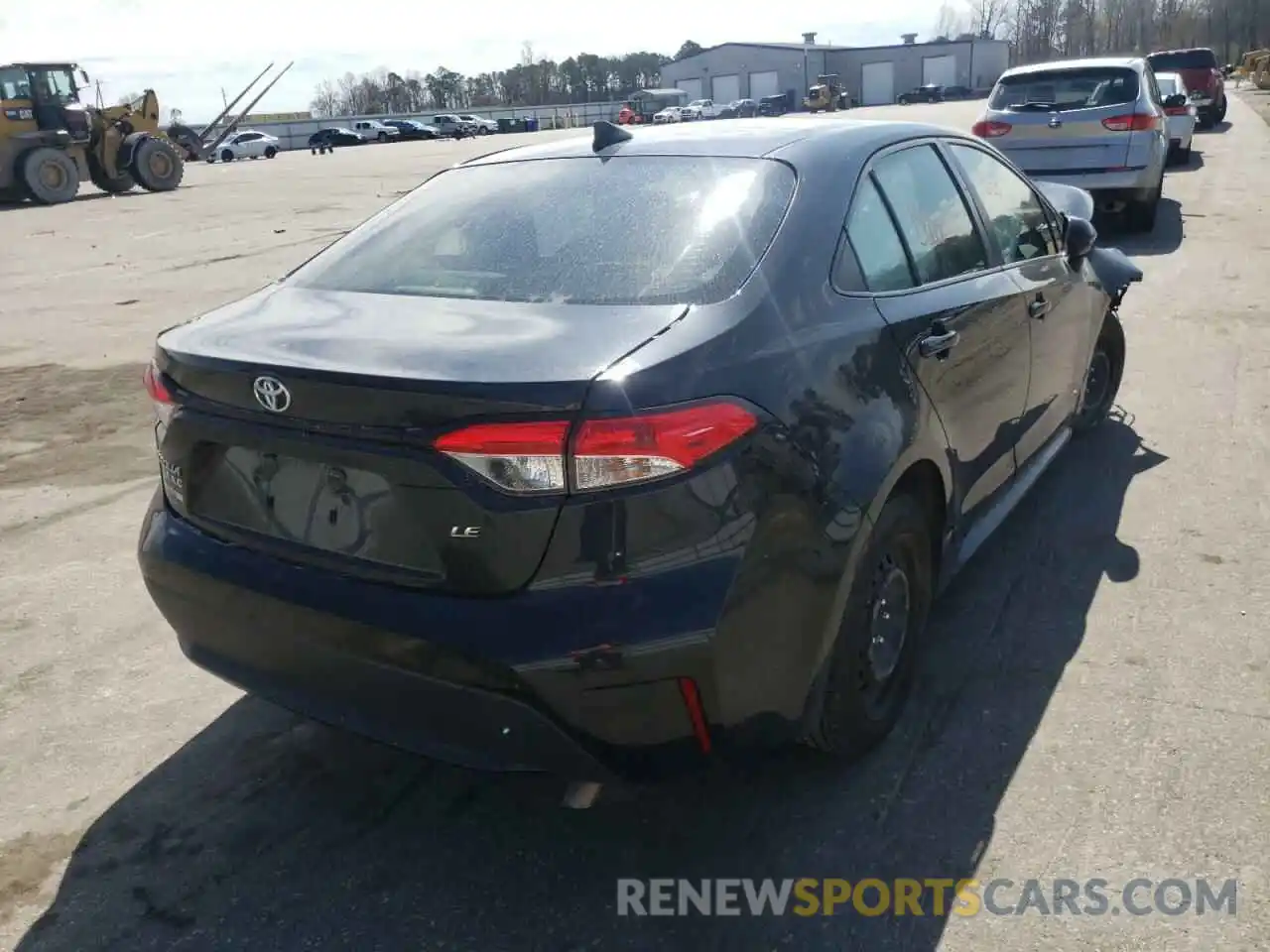 4 Photograph of a damaged car JTDEPRAE7LJ007543 TOYOTA COROLLA 2020