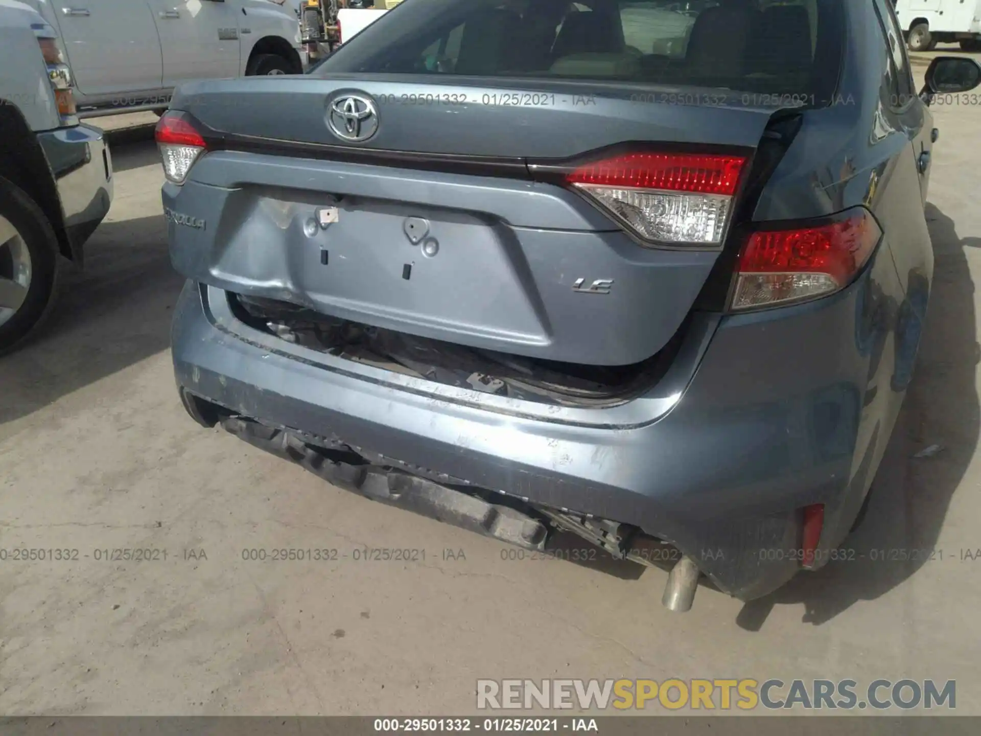 6 Photograph of a damaged car JTDEPRAE7LJ008076 TOYOTA COROLLA 2020