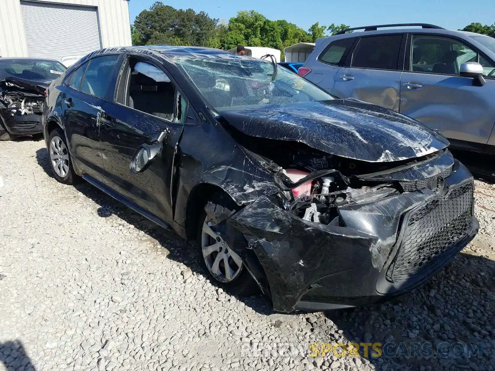 1 Photograph of a damaged car JTDEPRAE7LJ008515 TOYOTA COROLLA 2020