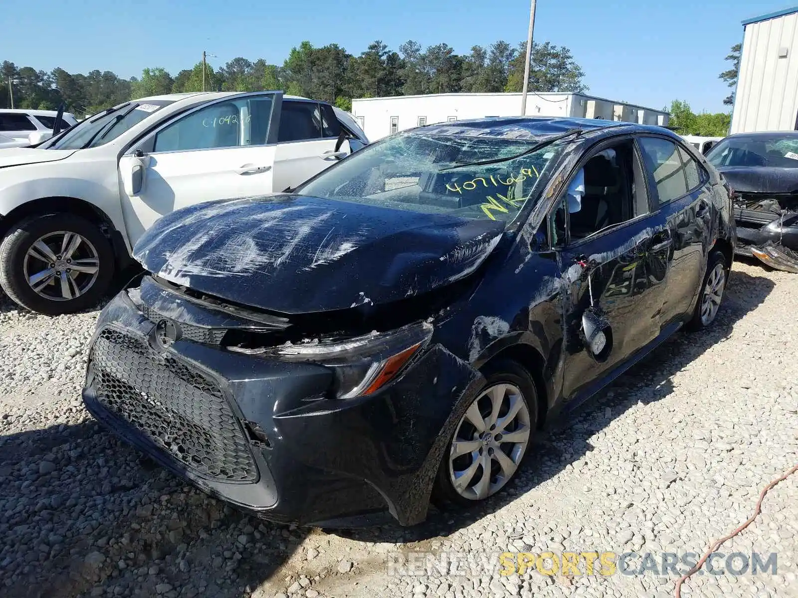 2 Photograph of a damaged car JTDEPRAE7LJ008515 TOYOTA COROLLA 2020