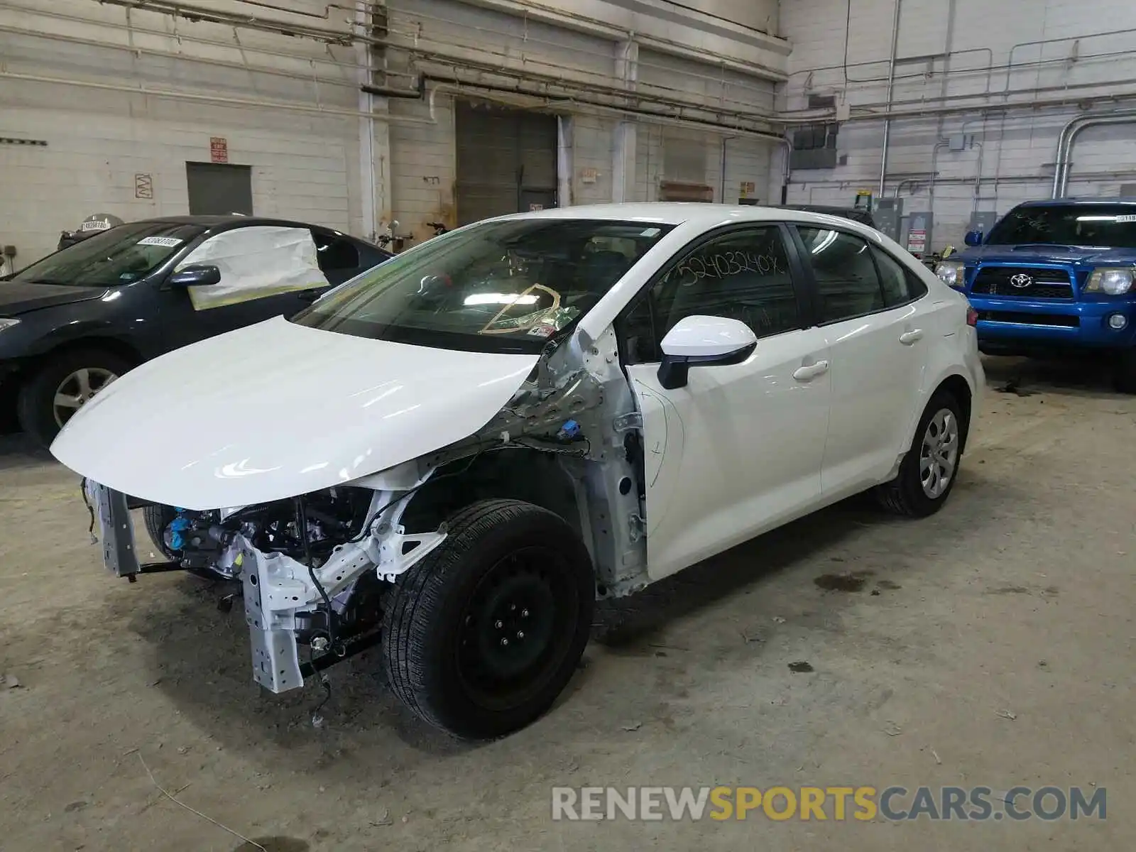 2 Photograph of a damaged car JTDEPRAE7LJ010412 TOYOTA COROLLA 2020