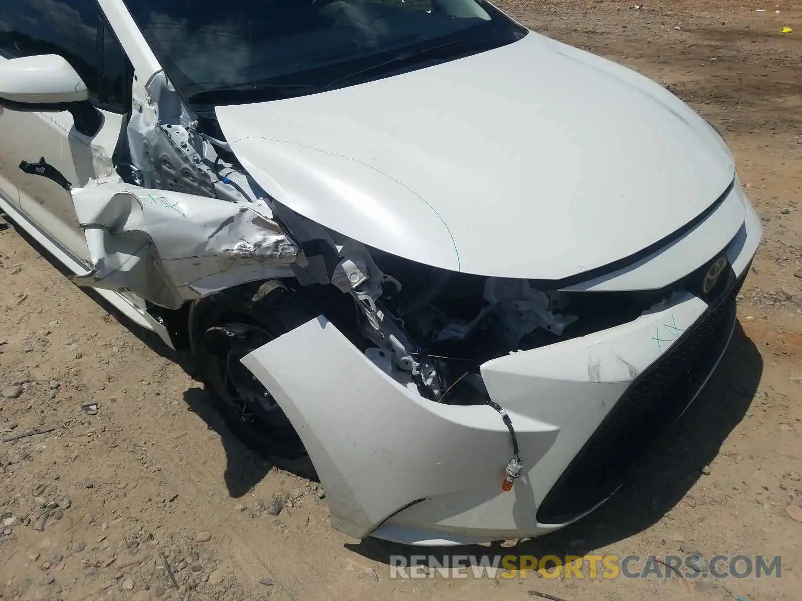 9 Фотография поврежденного автомобиля JTDEPRAE7LJ010622 TOYOTA COROLLA 2020